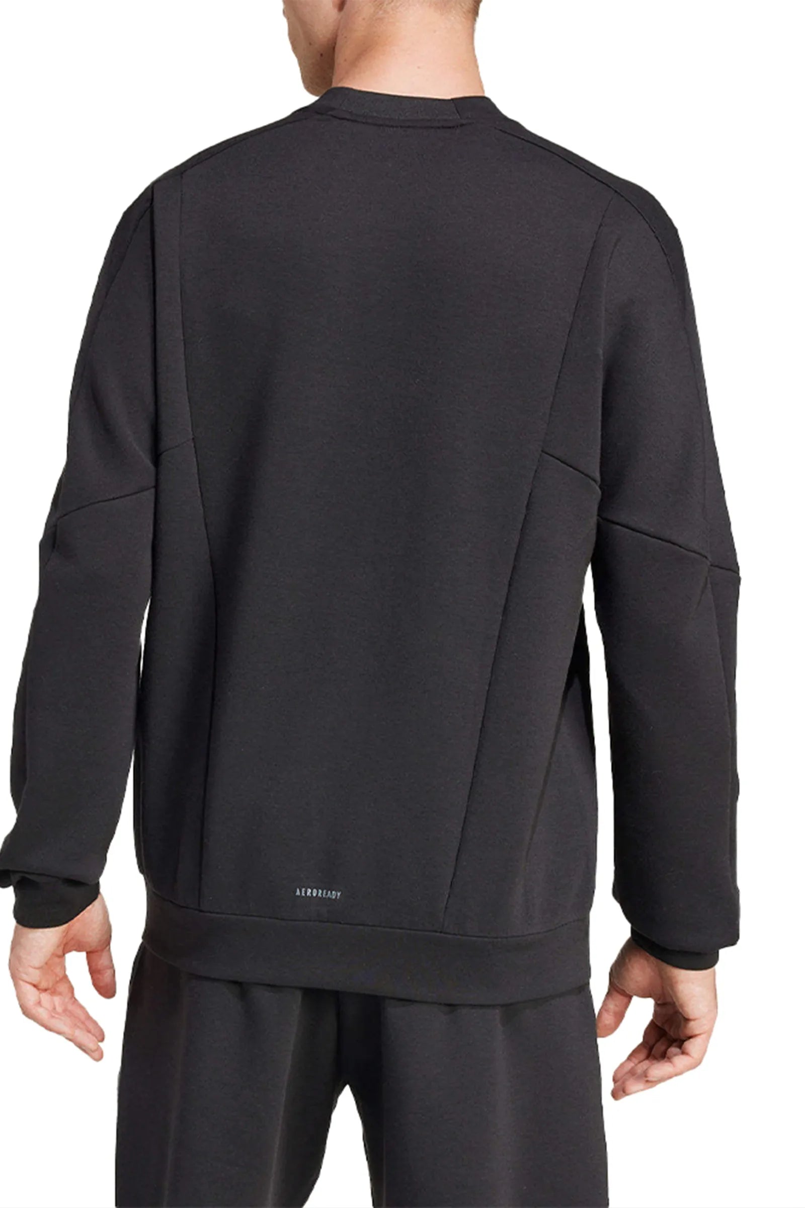 DUKS ADIDAS PERFORMANCE SWEATSHIRT - BLACK