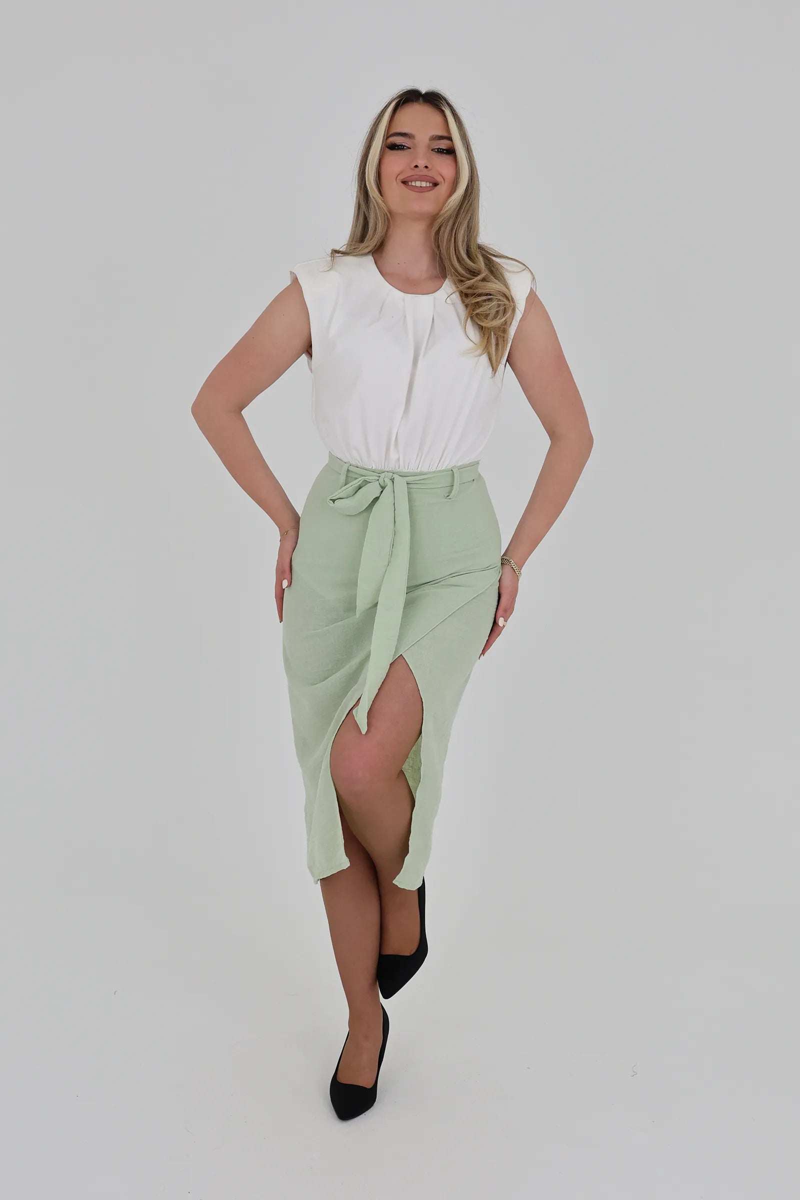Fustan asymmetric