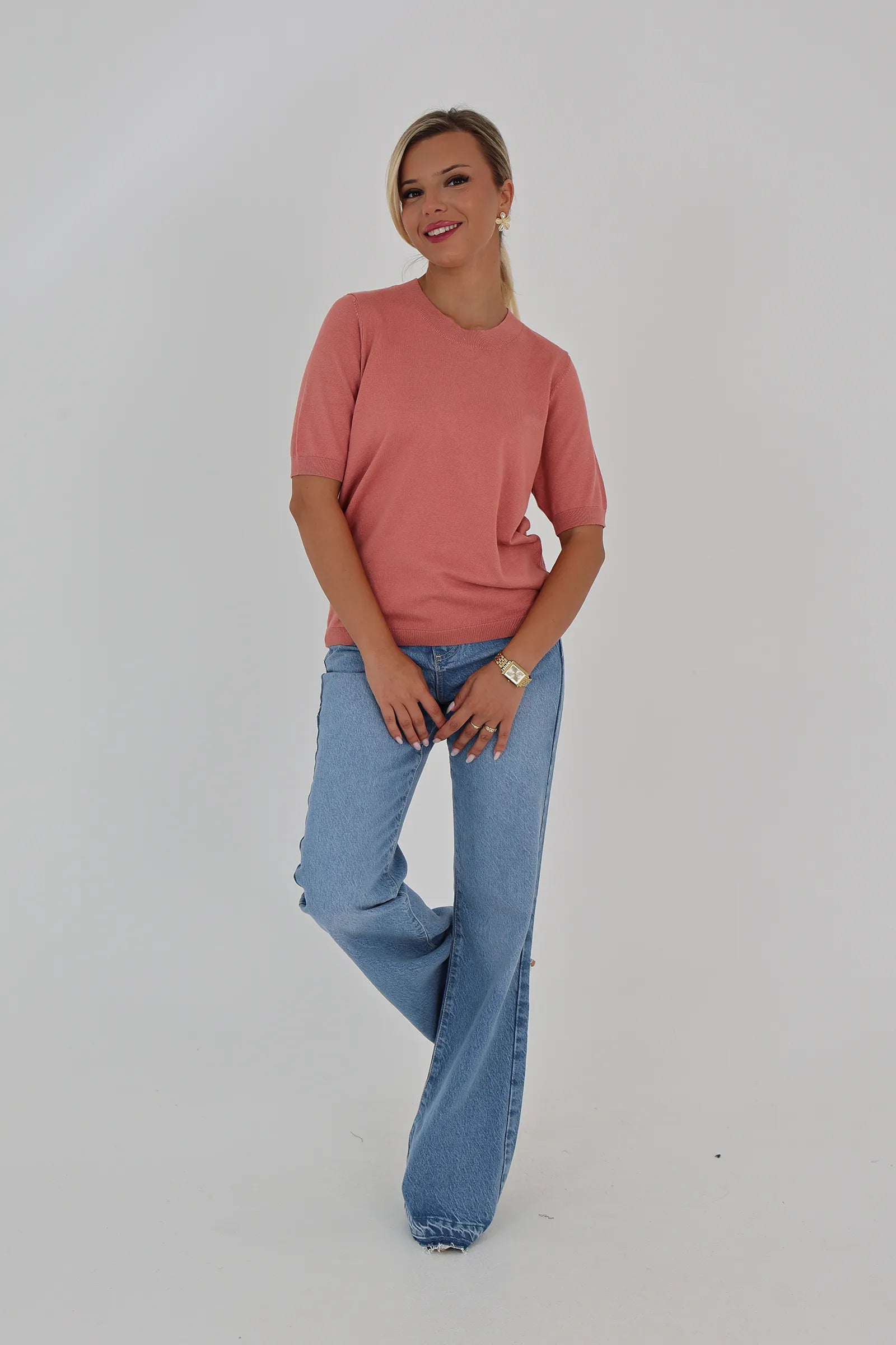 Maice knit tee