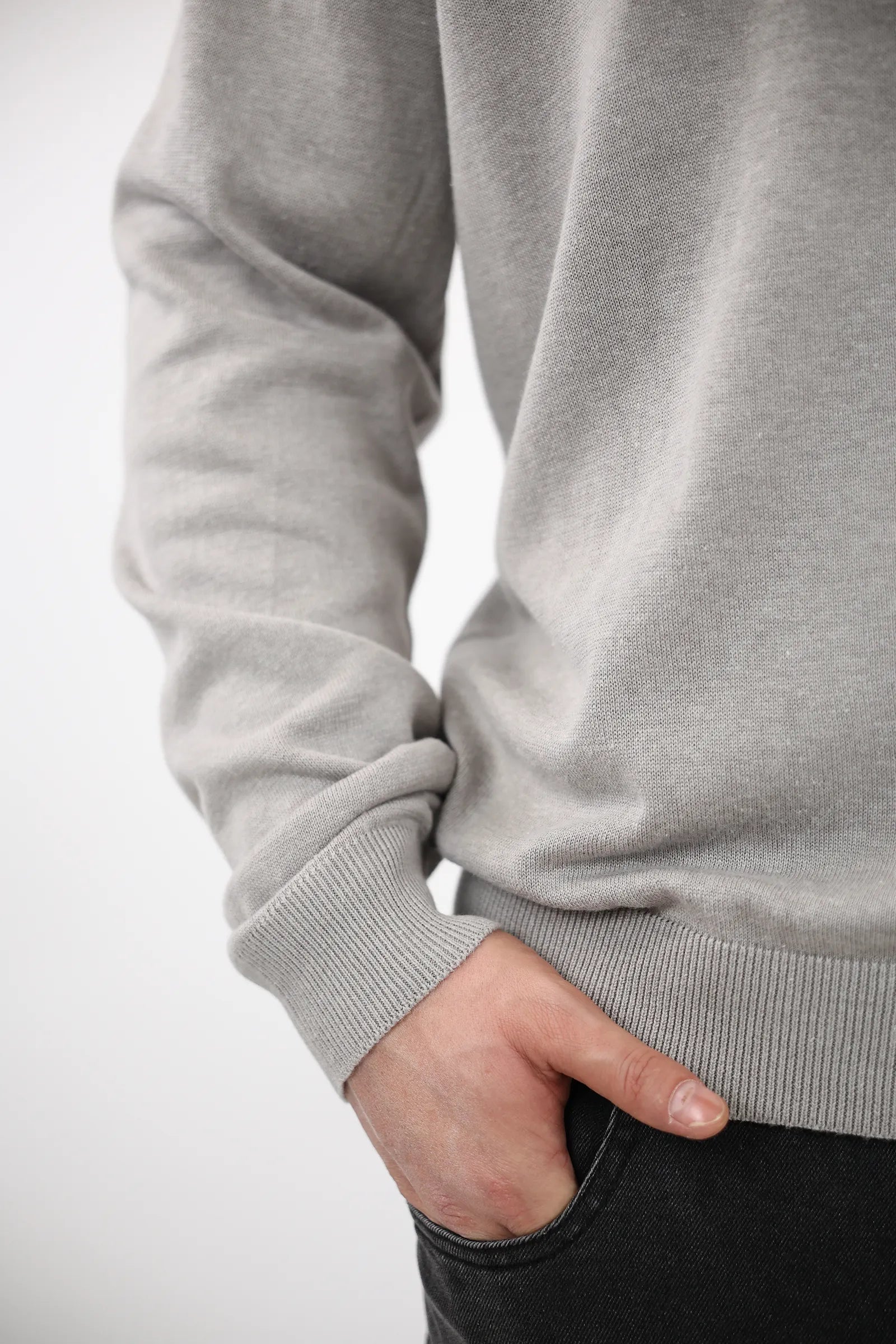 XHEMPER High Neck Zip up