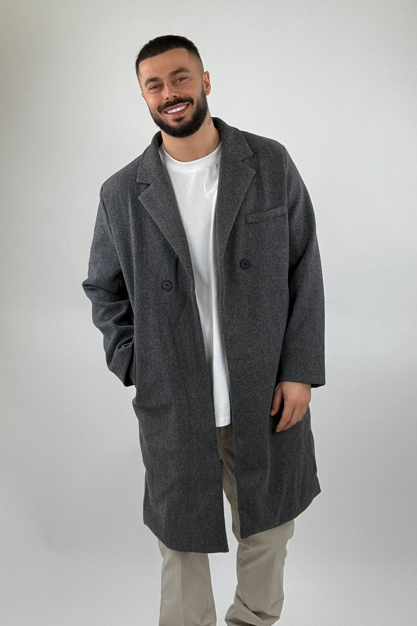 Pallto tweed overcoat