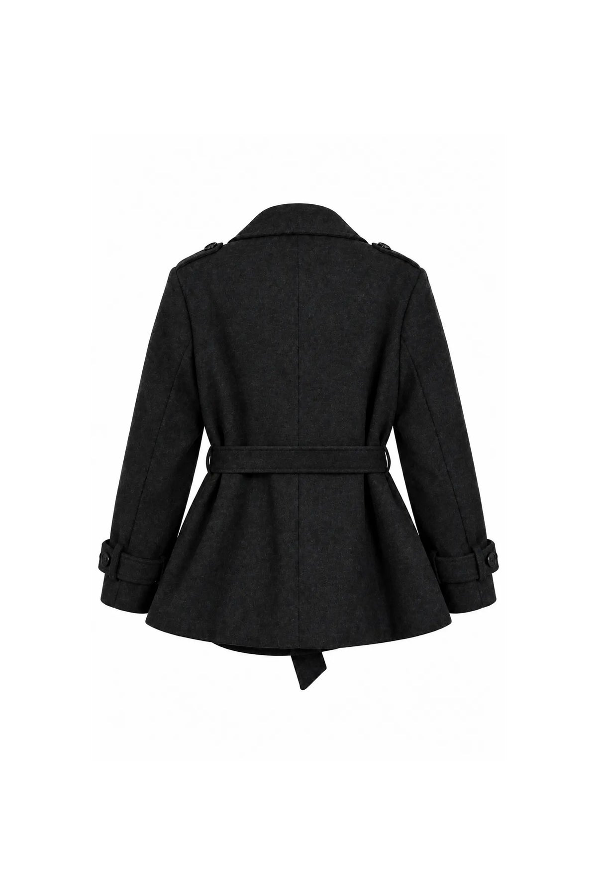 Jakne belted wool
