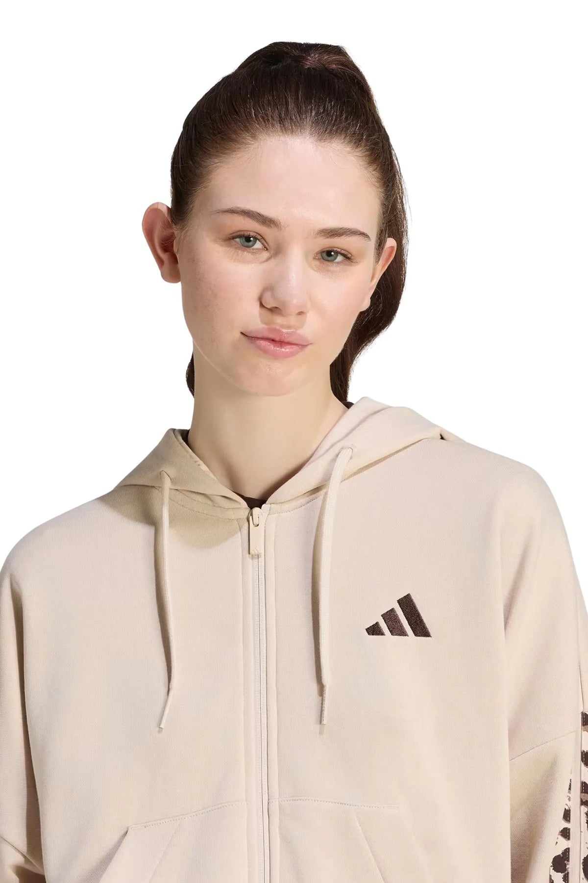 Duks adidas seasonal essentials animal print 3-stripes full-zip KH1547