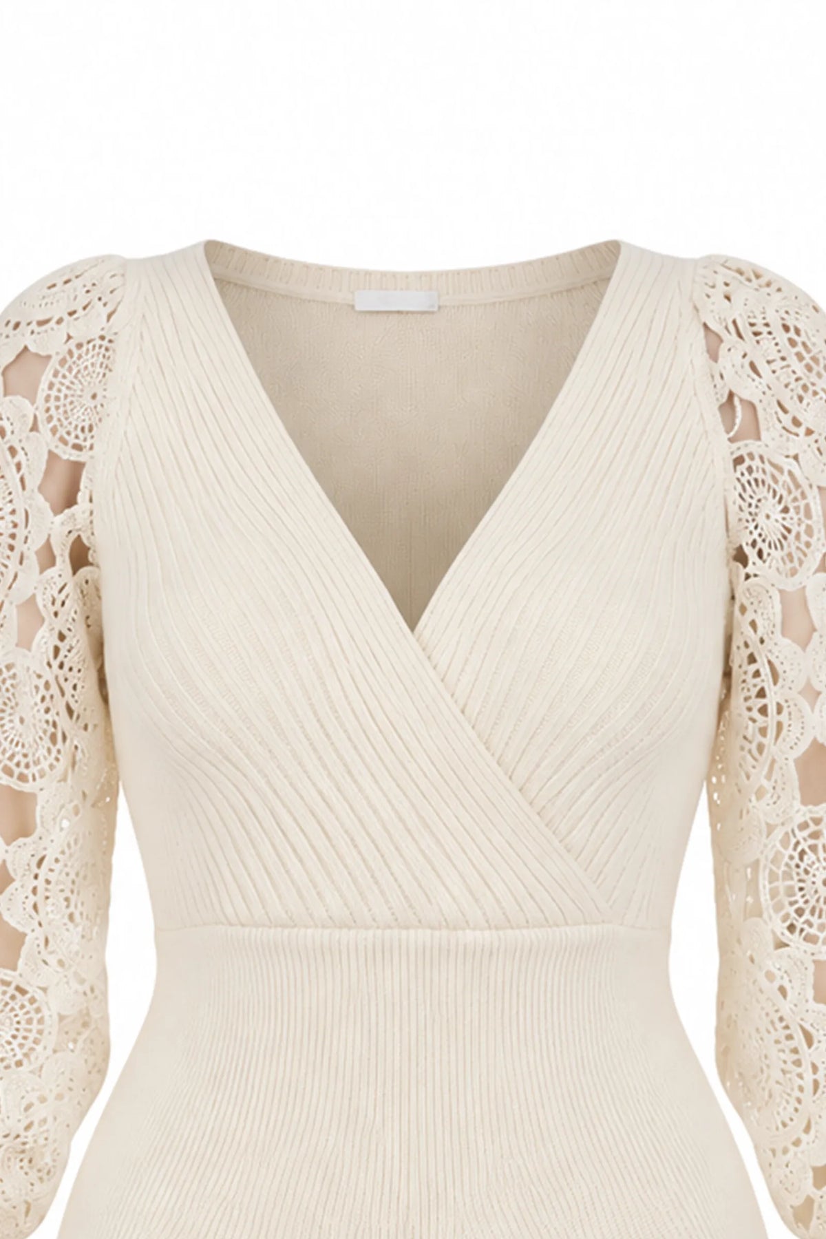 Fustan rib-knit maxi