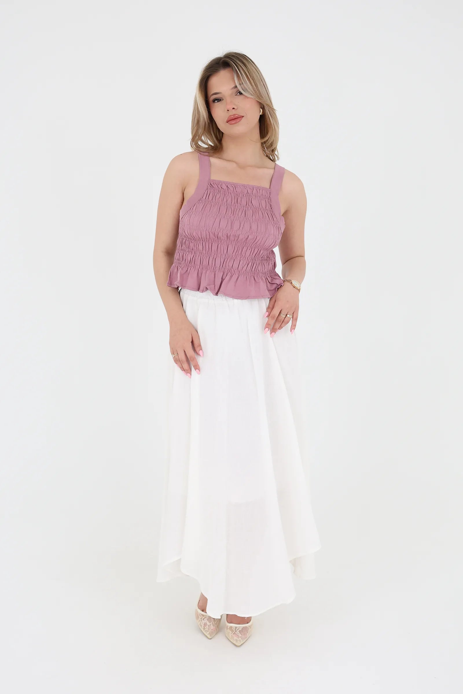 Fund flowy linen