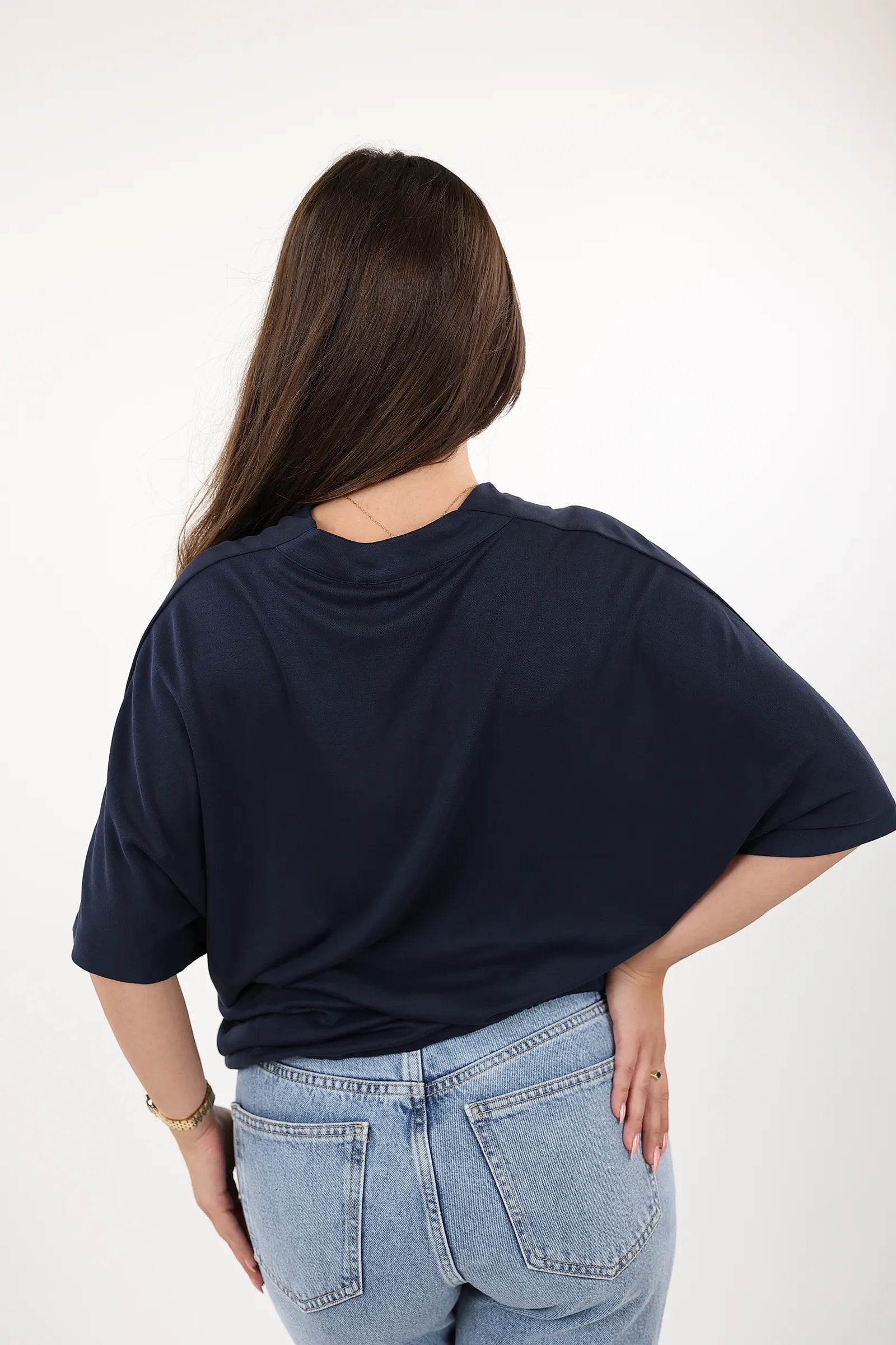 MAICË V NECK NAVY