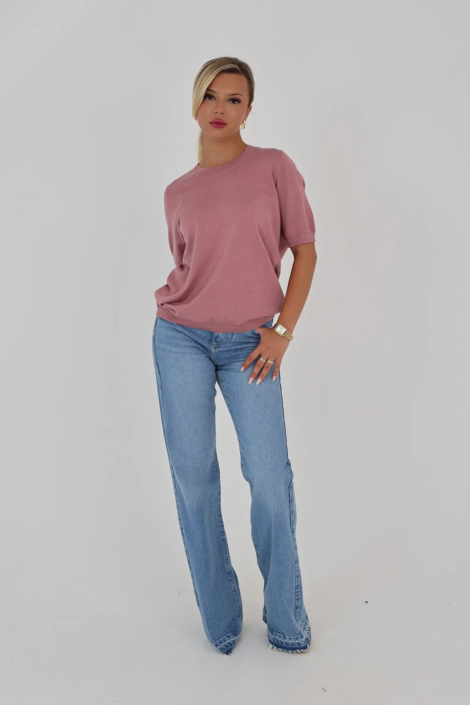 Maice knit tee