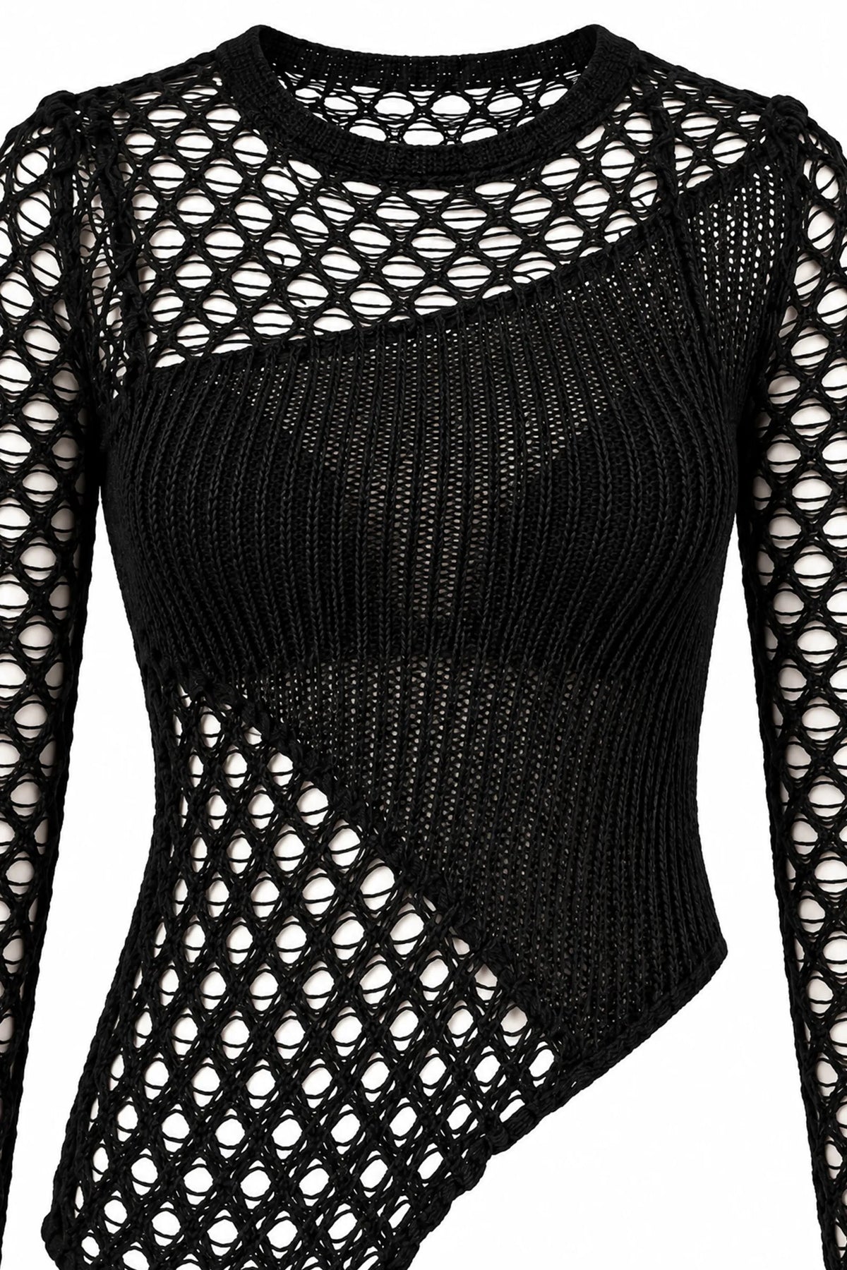 Bluze fishnet jumper