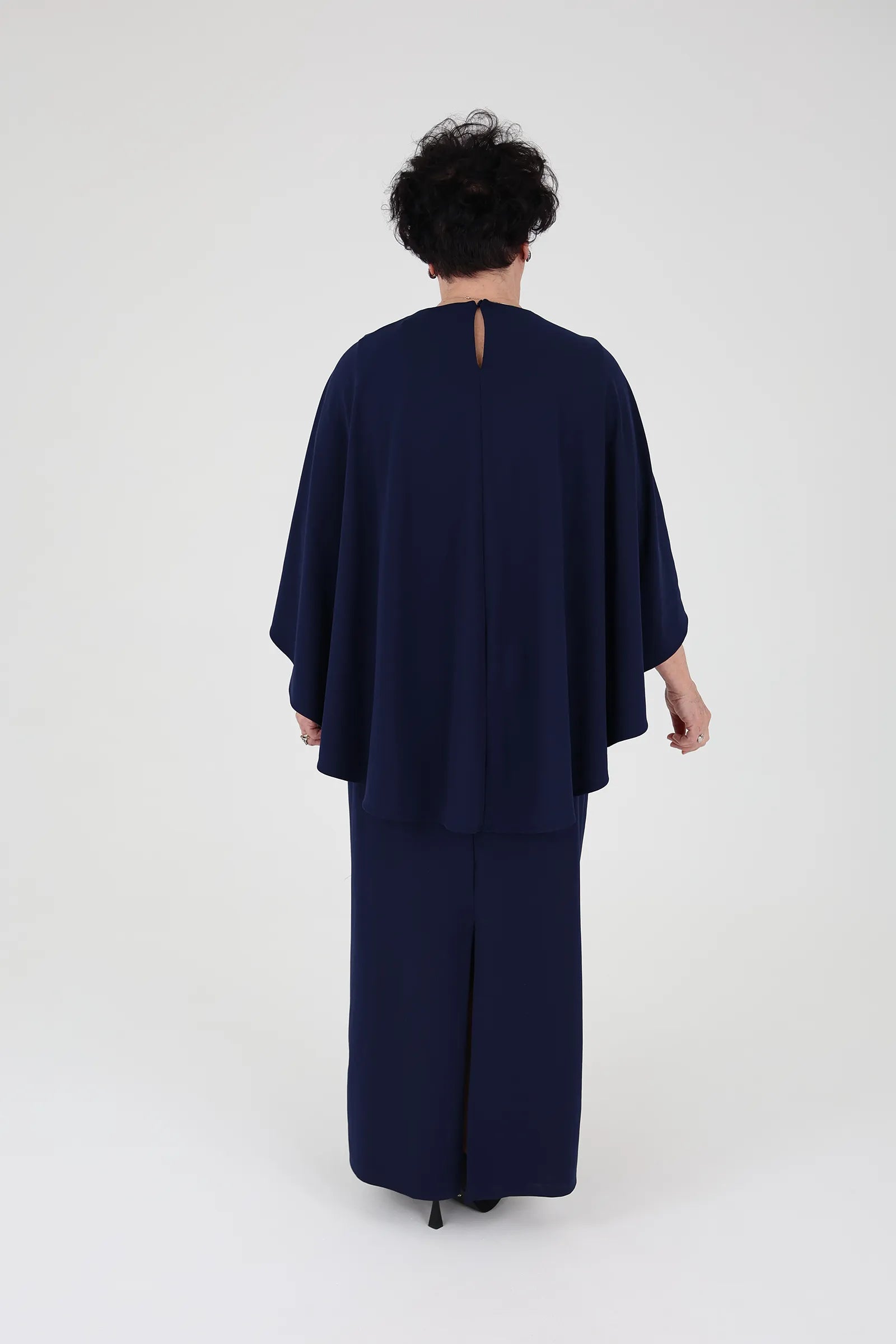 Fustan navy elegante