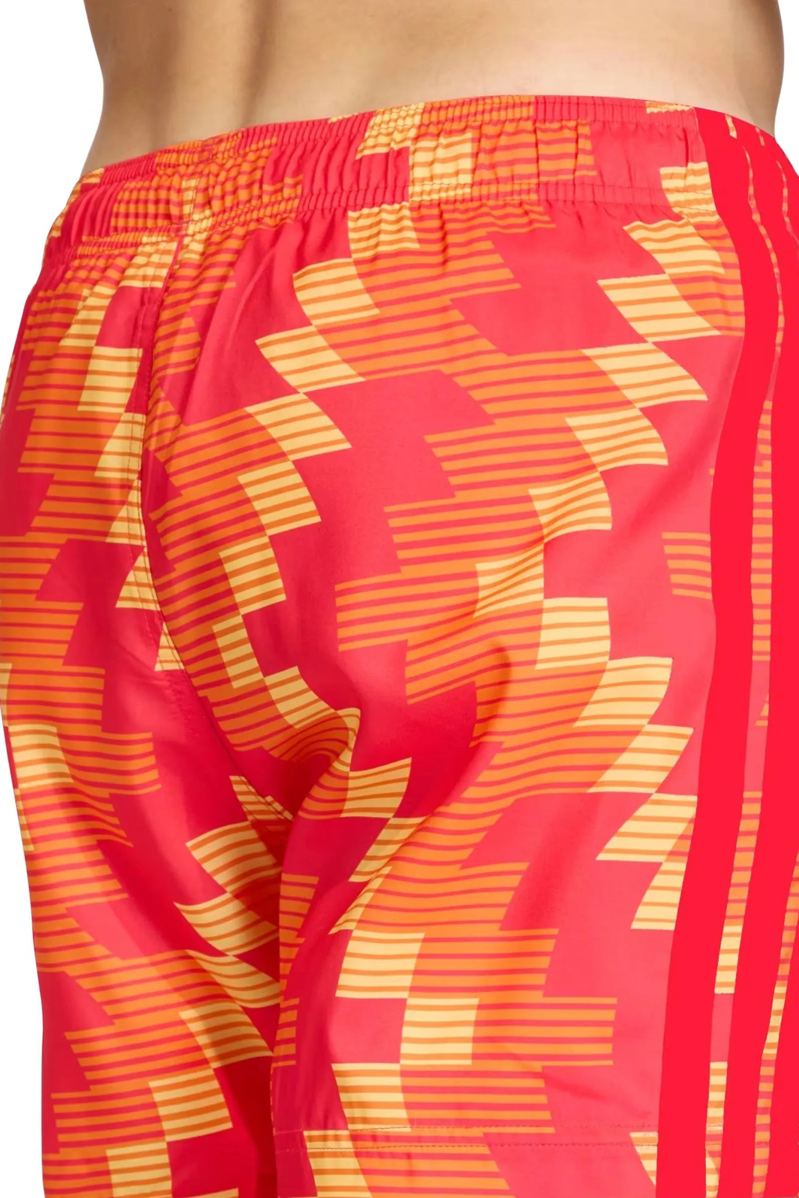 Shorce adidas soccer-inspired graphic swim JY9164
