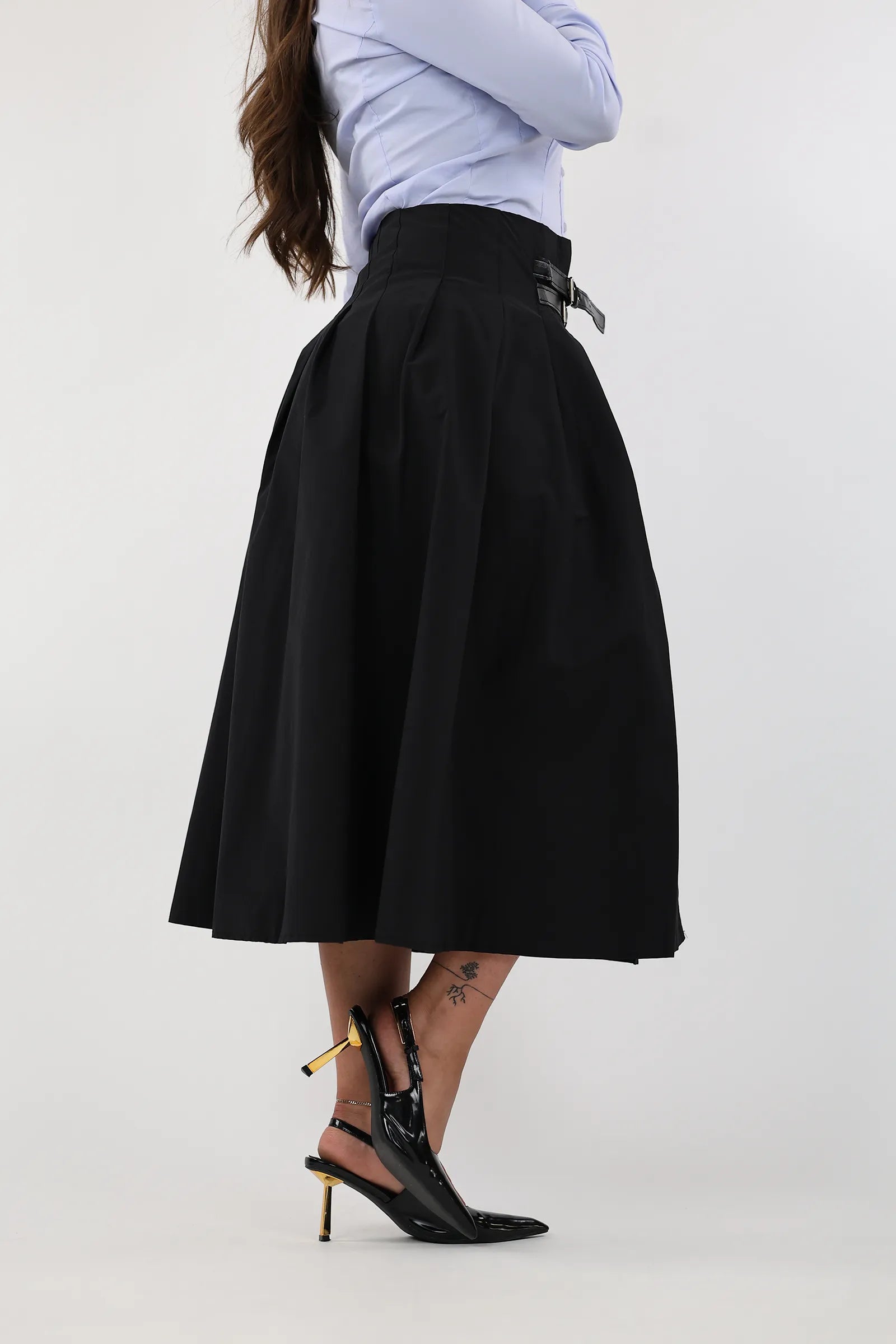 FUND PLEATED BELT