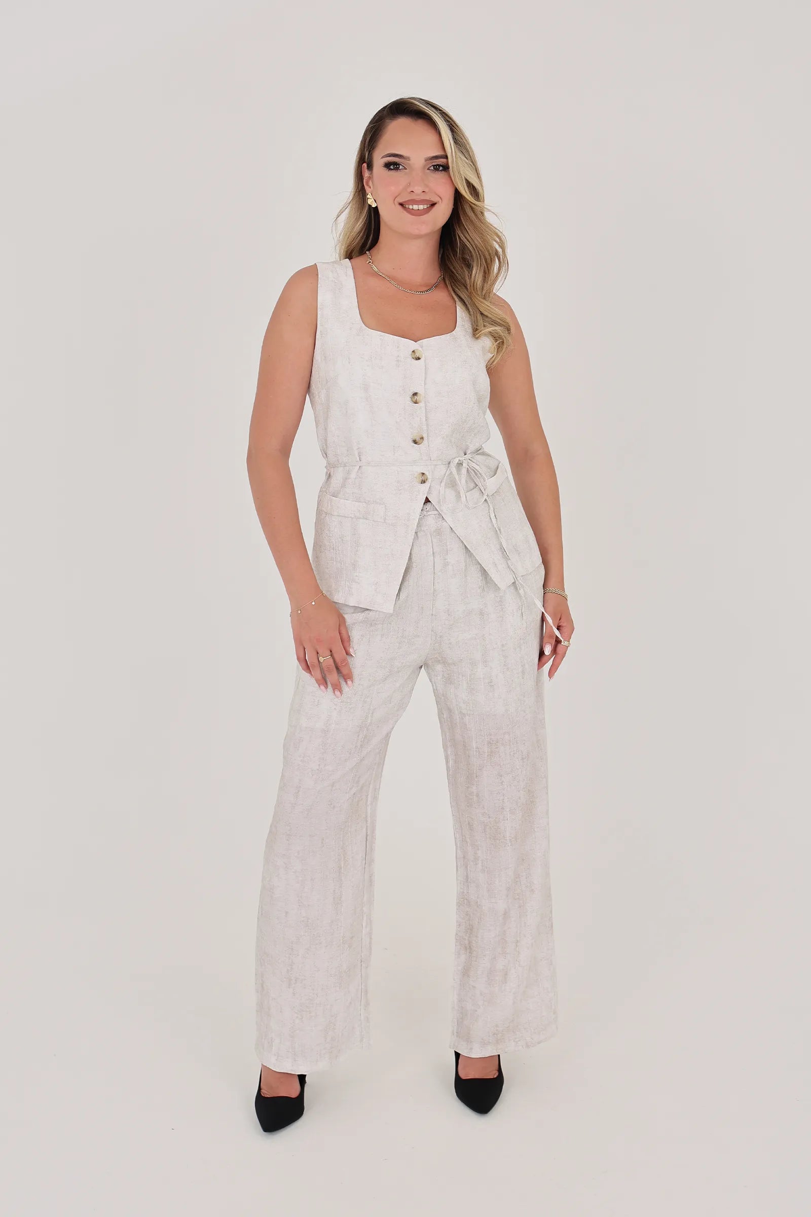 Pantallona chic neutral