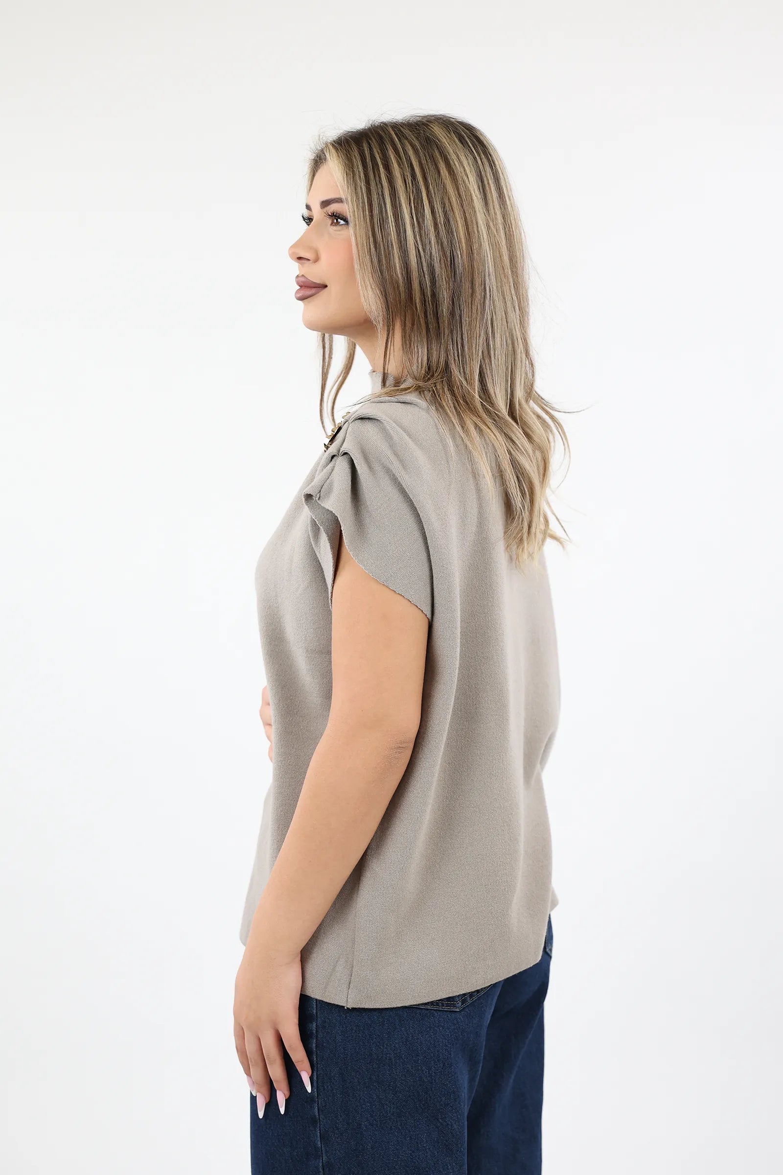 MAICË CAP SLEEVE TOP