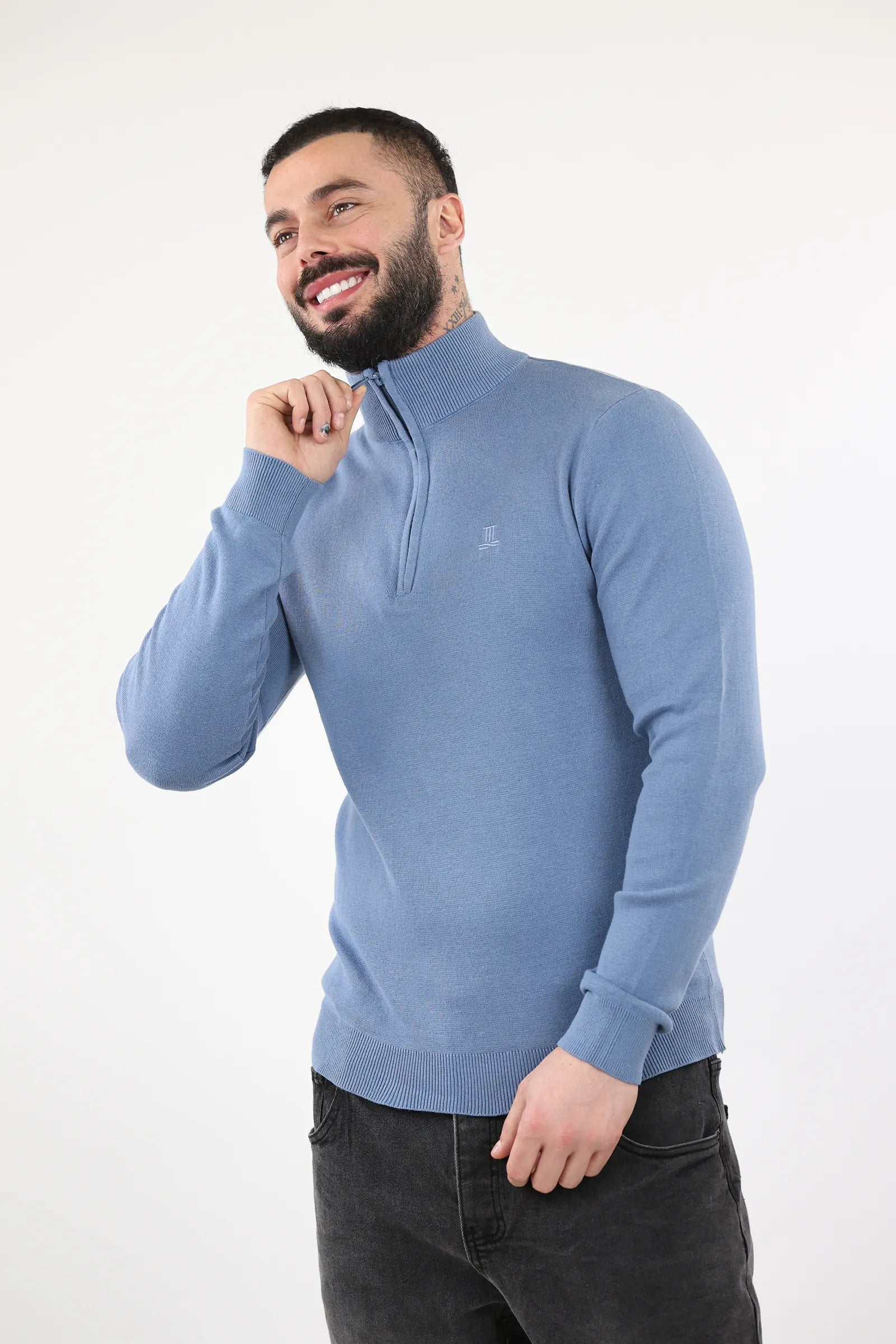 XHEMPER Classic Mock Neck