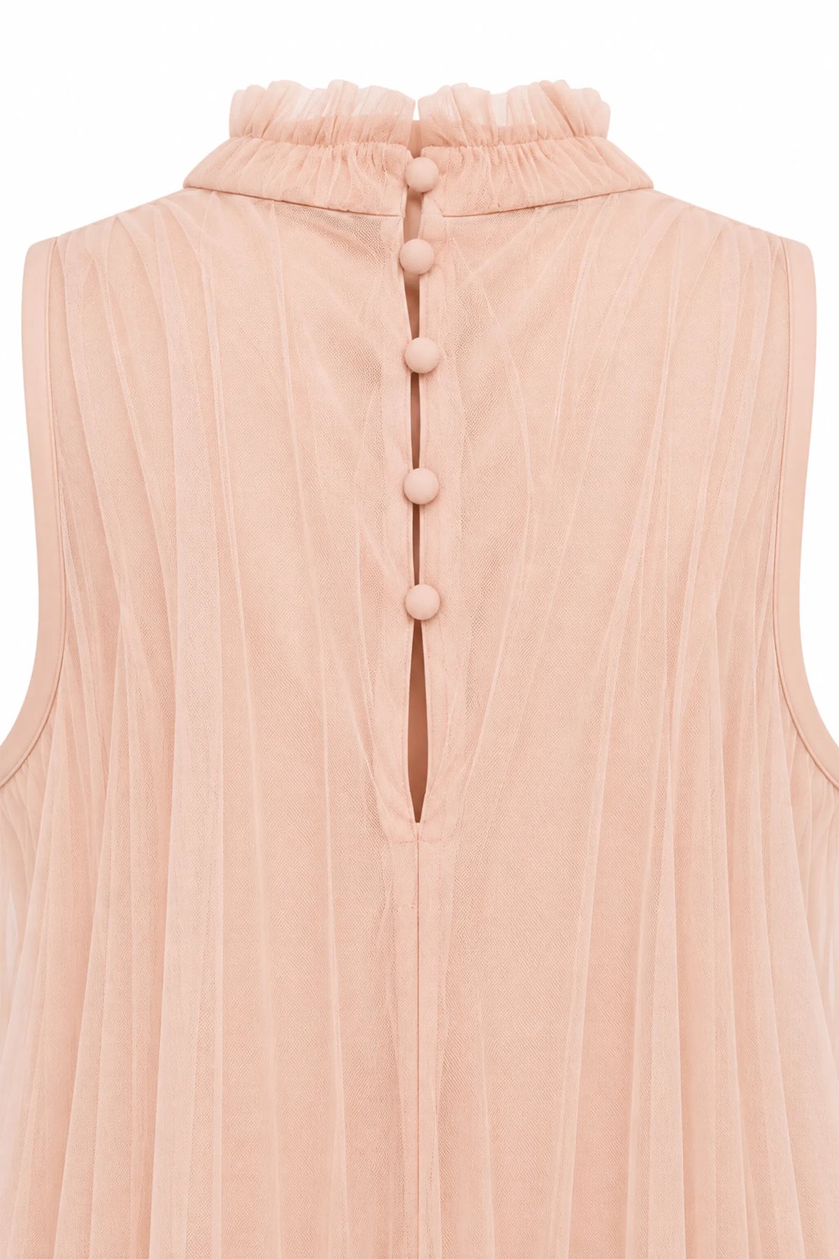 Fustan ruffle gown