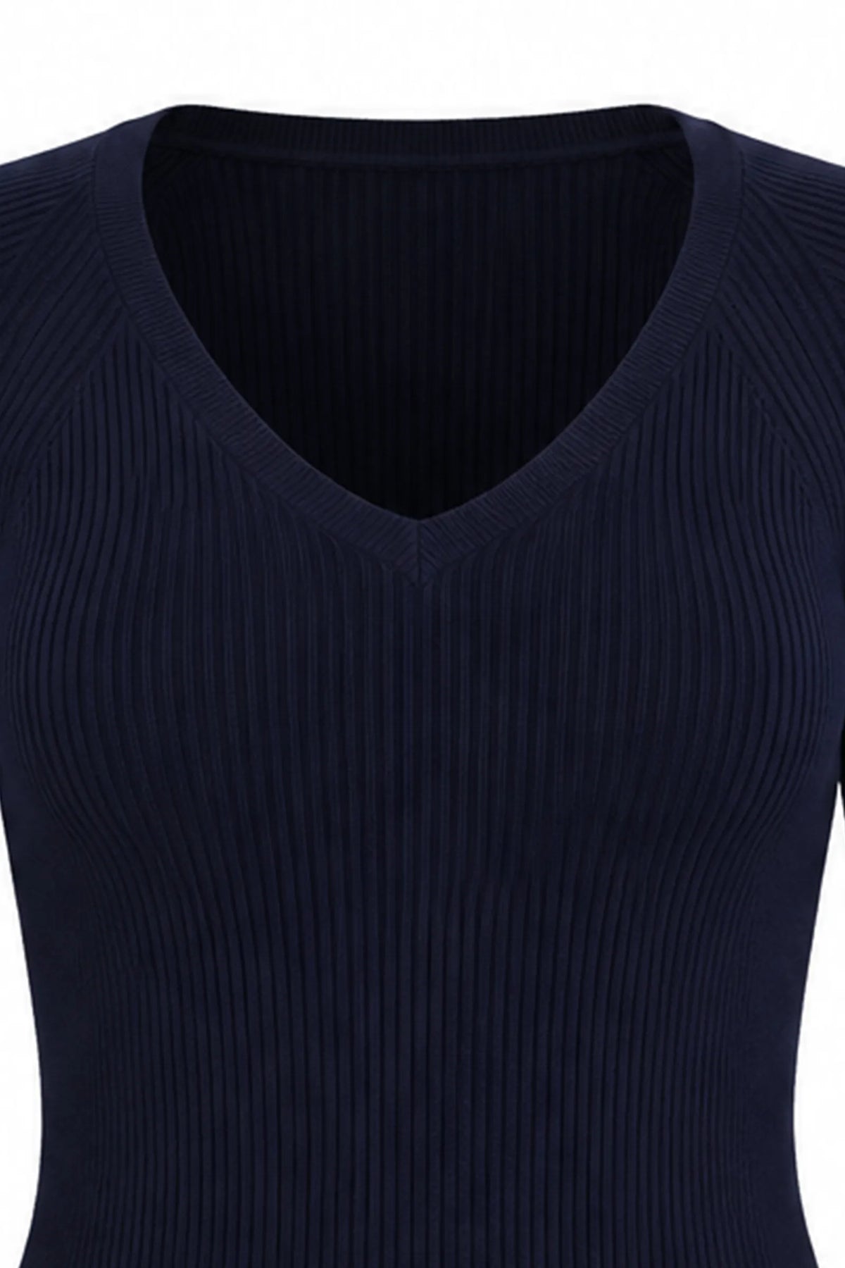 Bluze v-neck knit