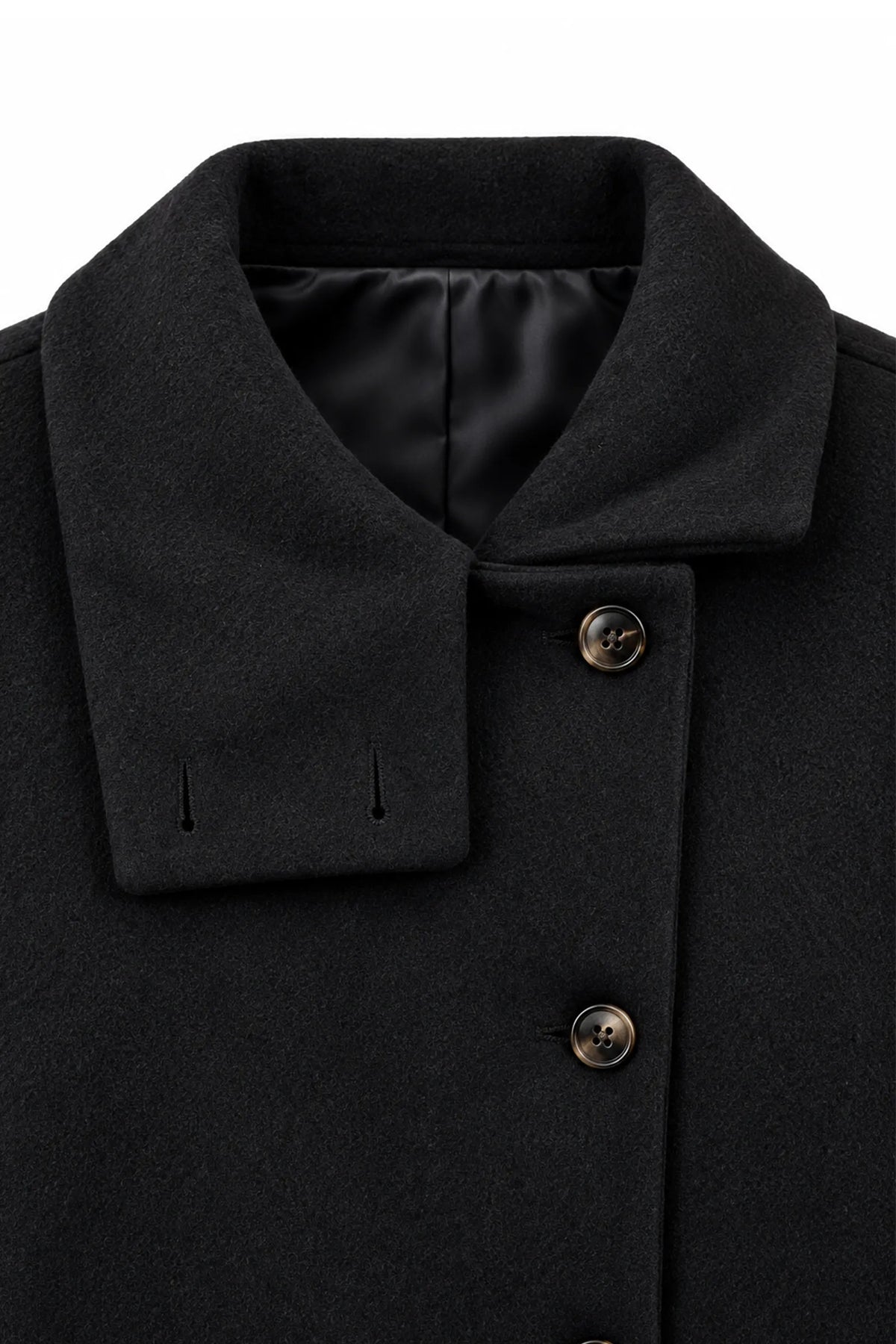 Pallto asymmetric wool