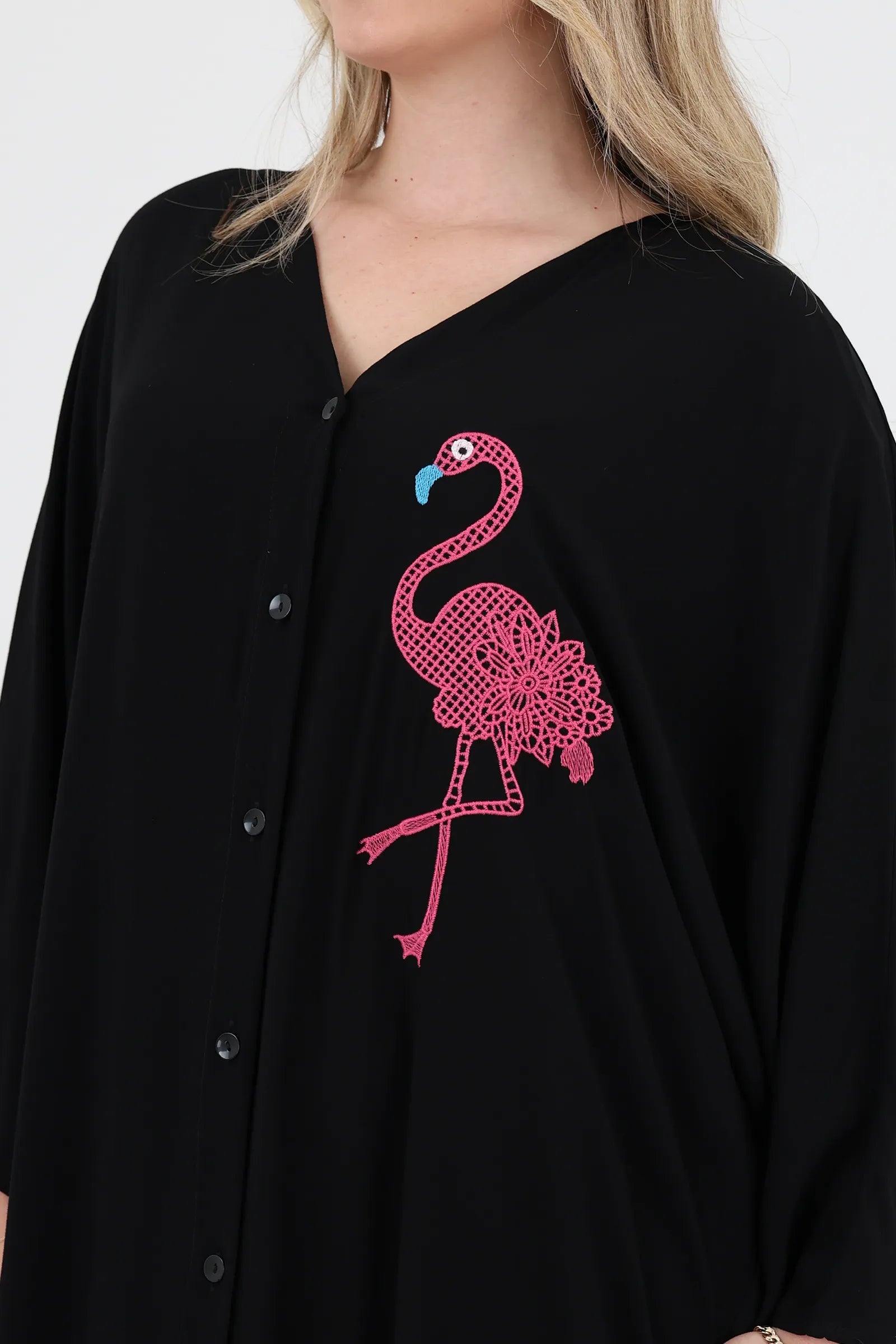 Fustan flamingo