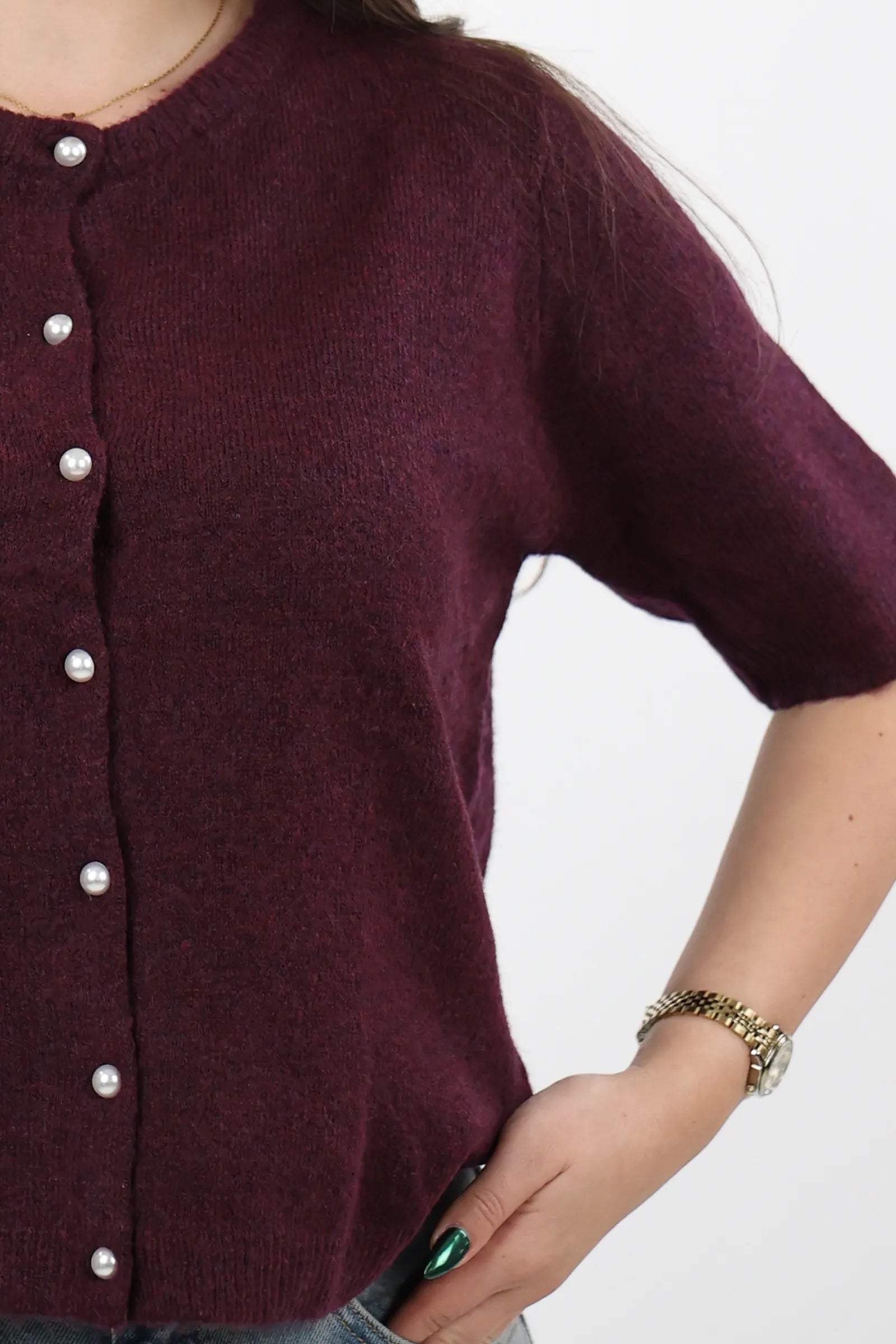 MAICË Button-Down Top