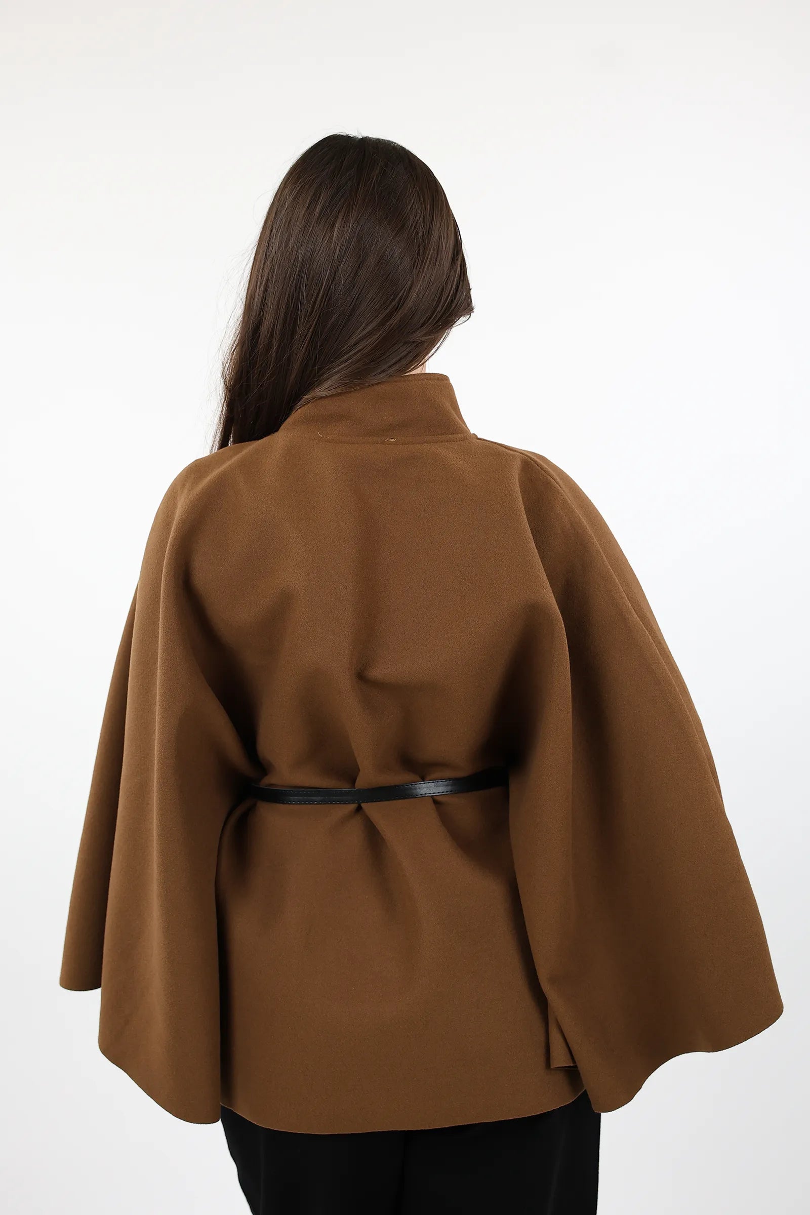 PALLTO BELTED PONCHO