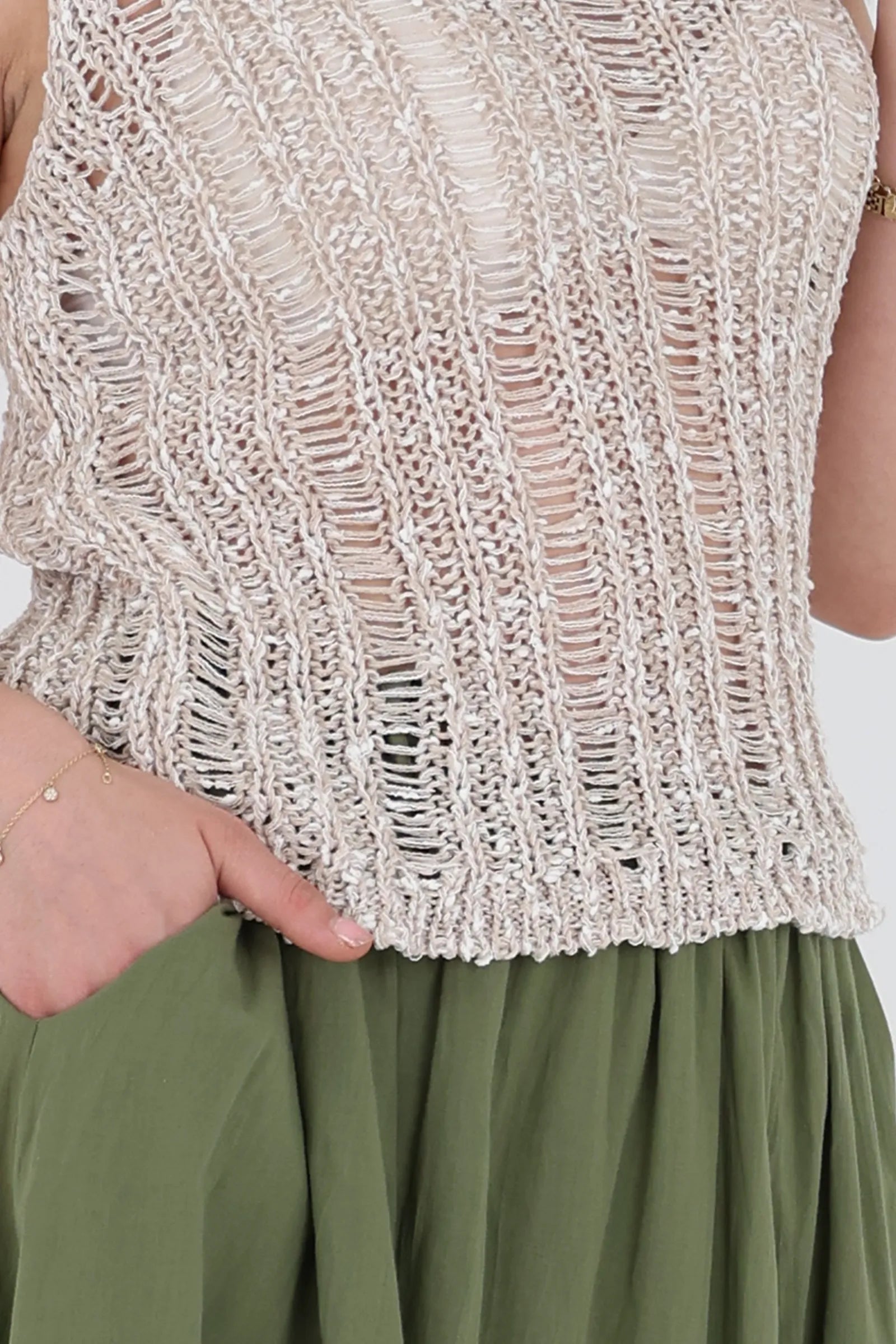 Maice knit sleeveless