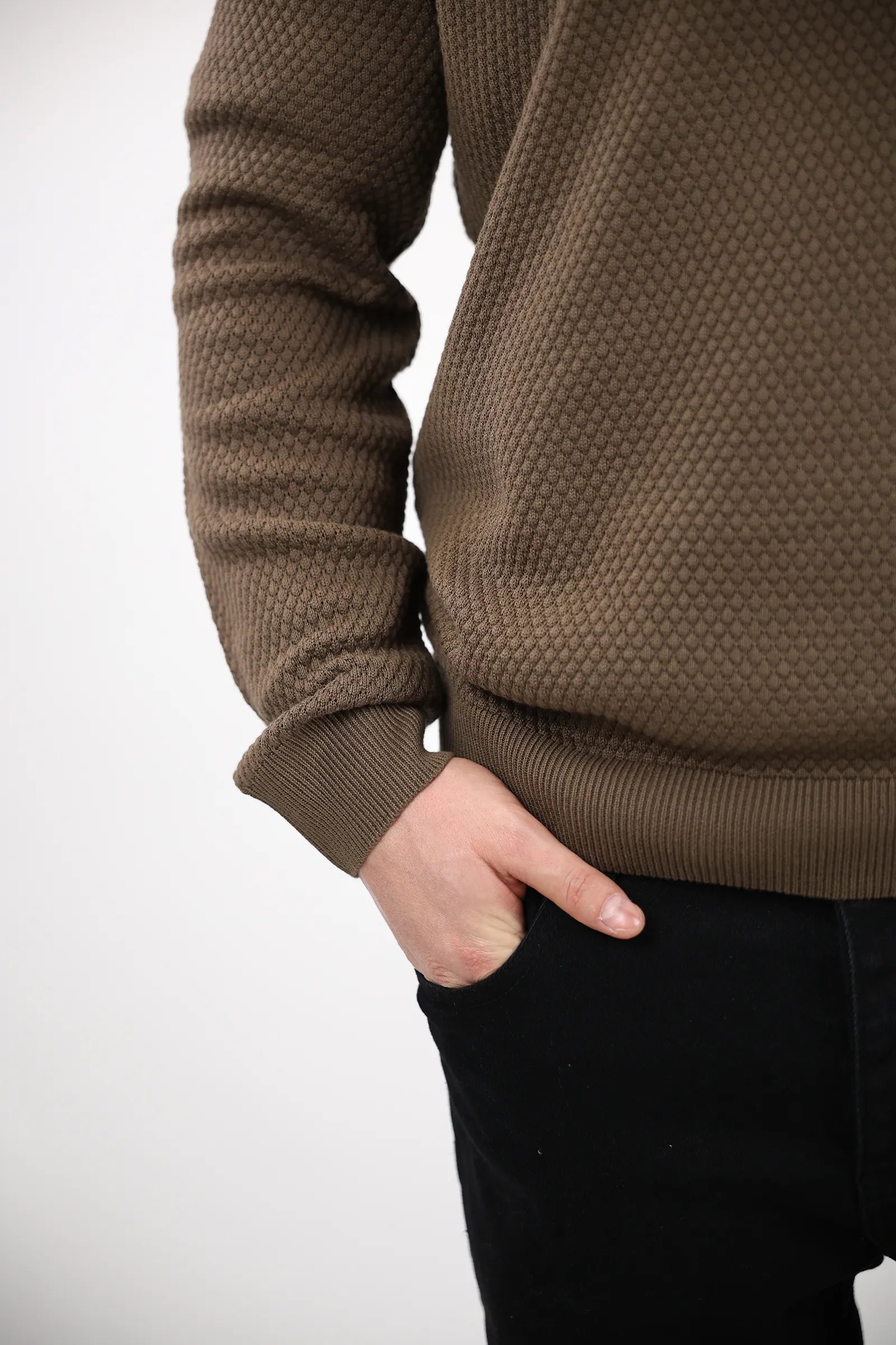 XHEMPER turtleneck zip