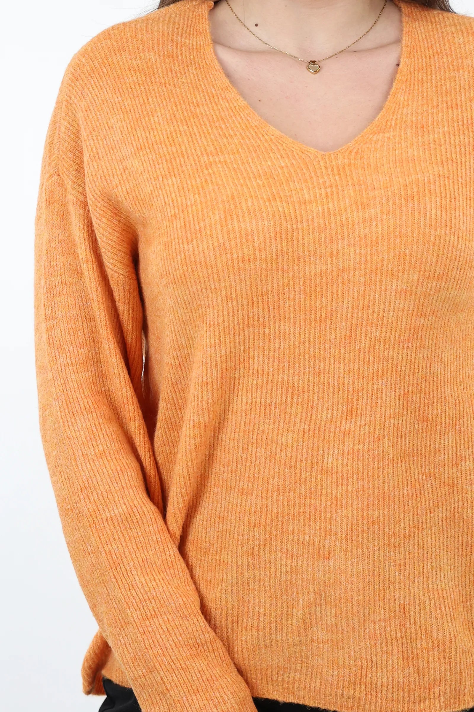 XHEMPER Deep V Knit