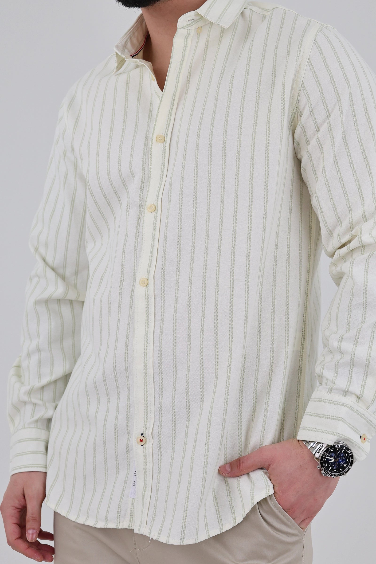 Kemishe slim fit striped