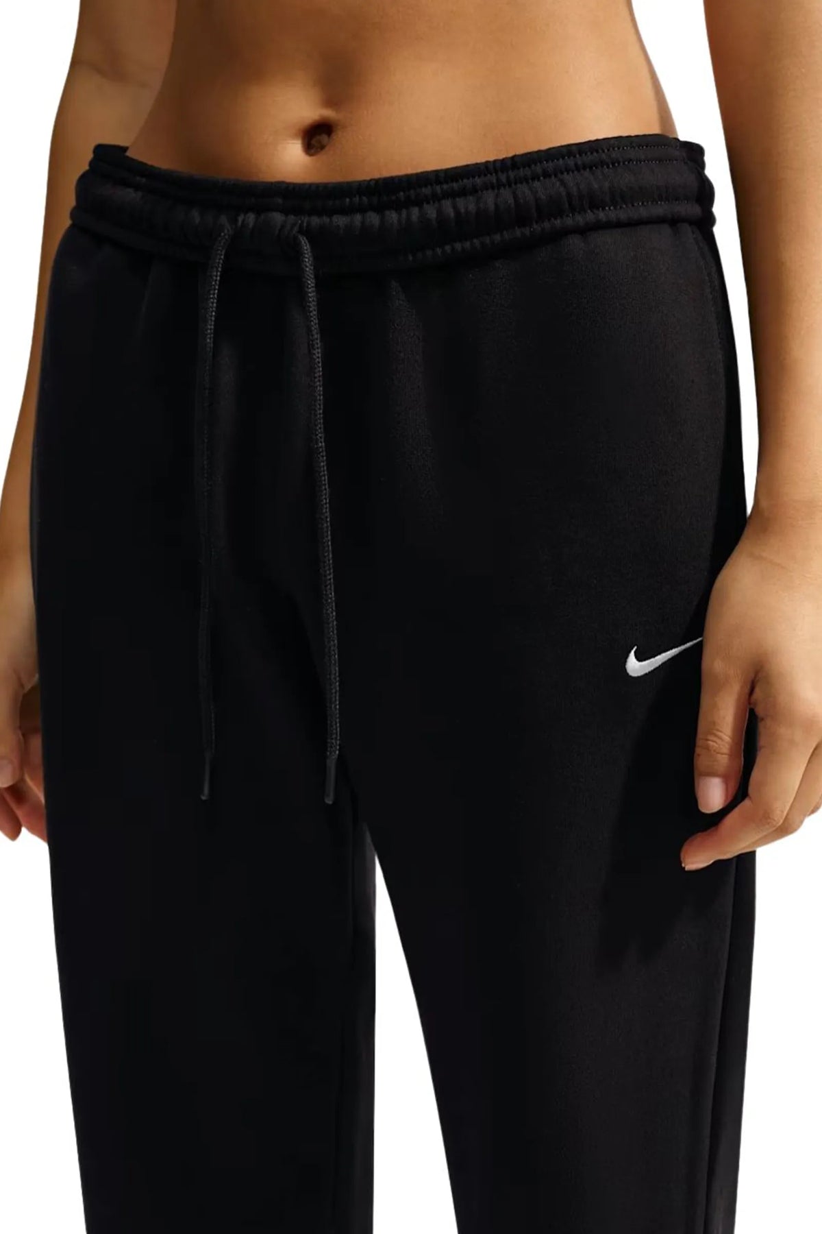 Trenerka nike studio fleece women's mid-rise open-hem trousers IM8078-001