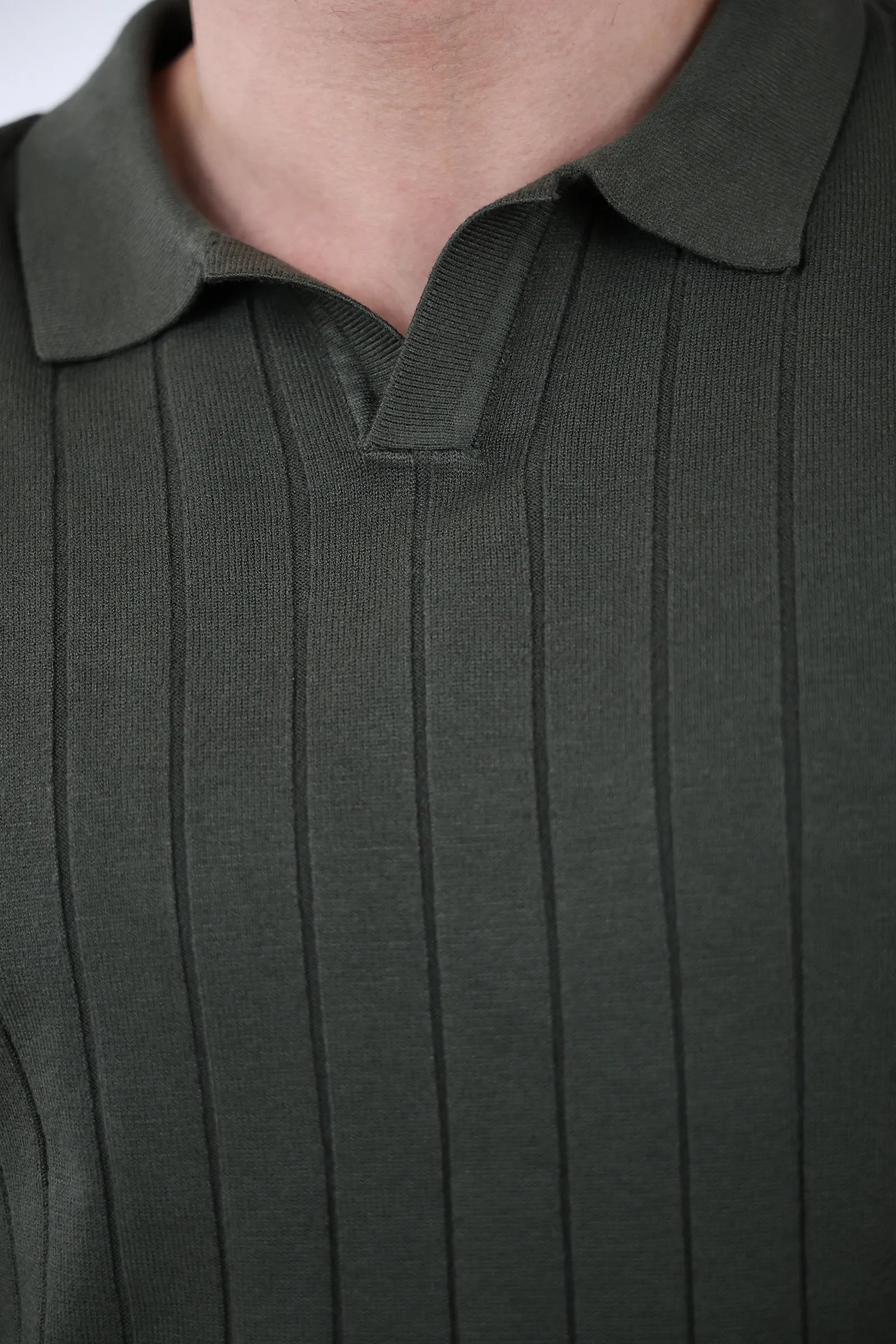 XHEMPER Textured Polo Shirt