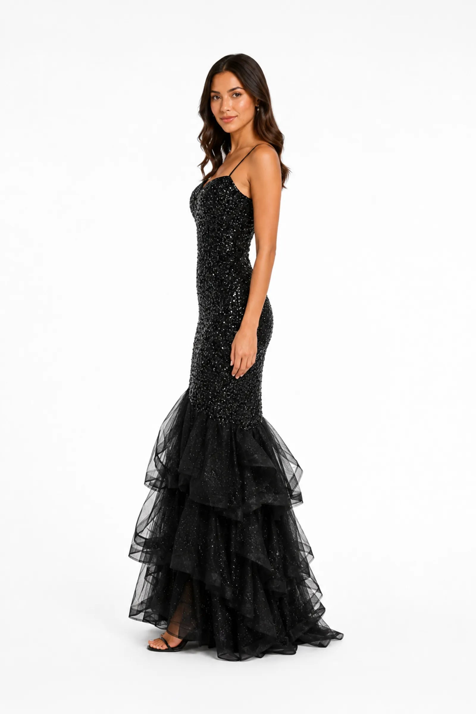 Fustan maxi marmaid