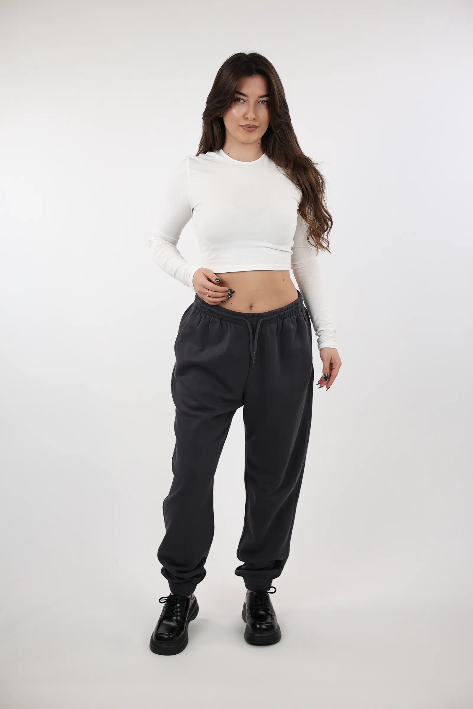 TRENERKA elastic waist fleece