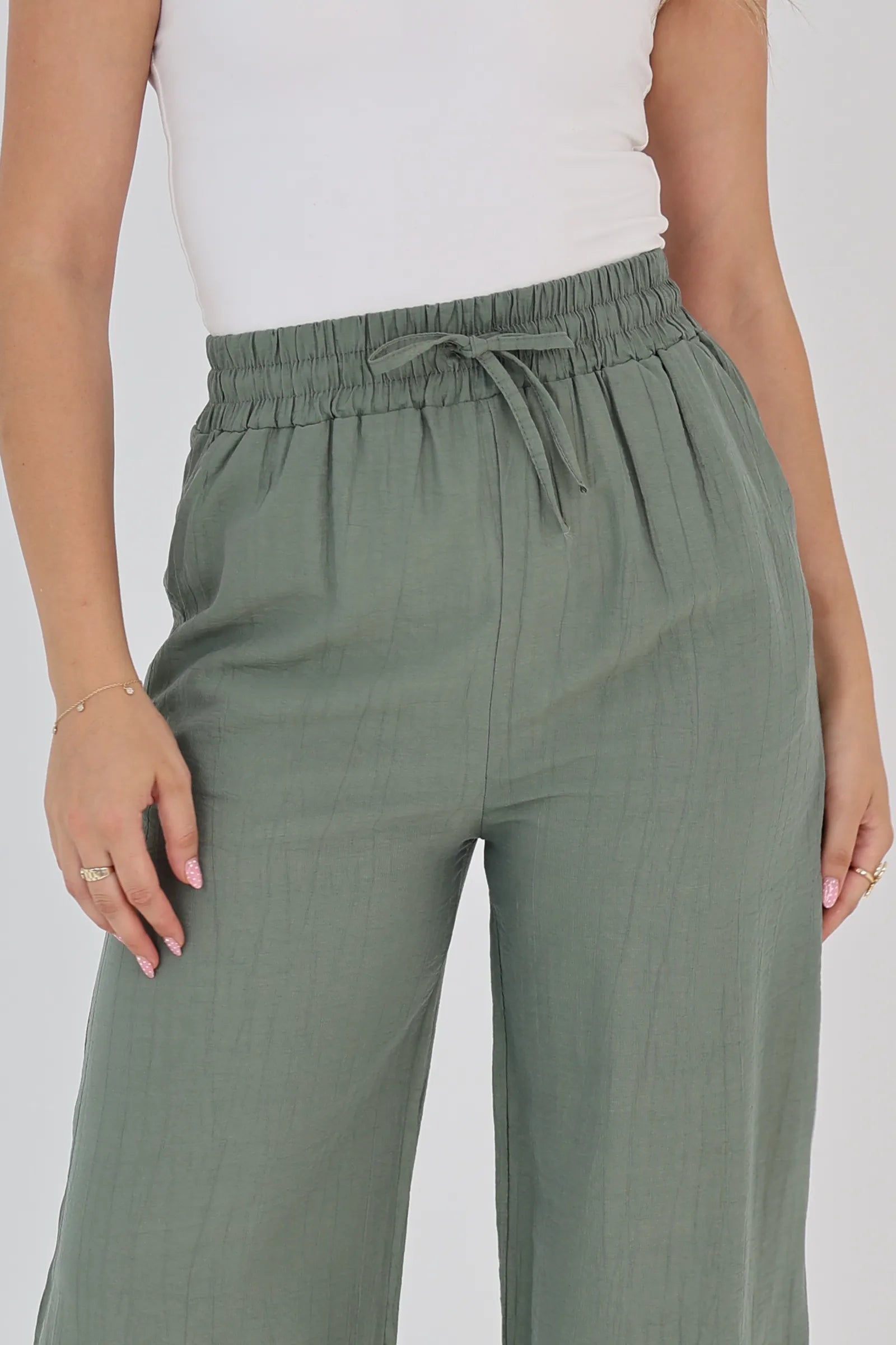 Pantallona waist linen