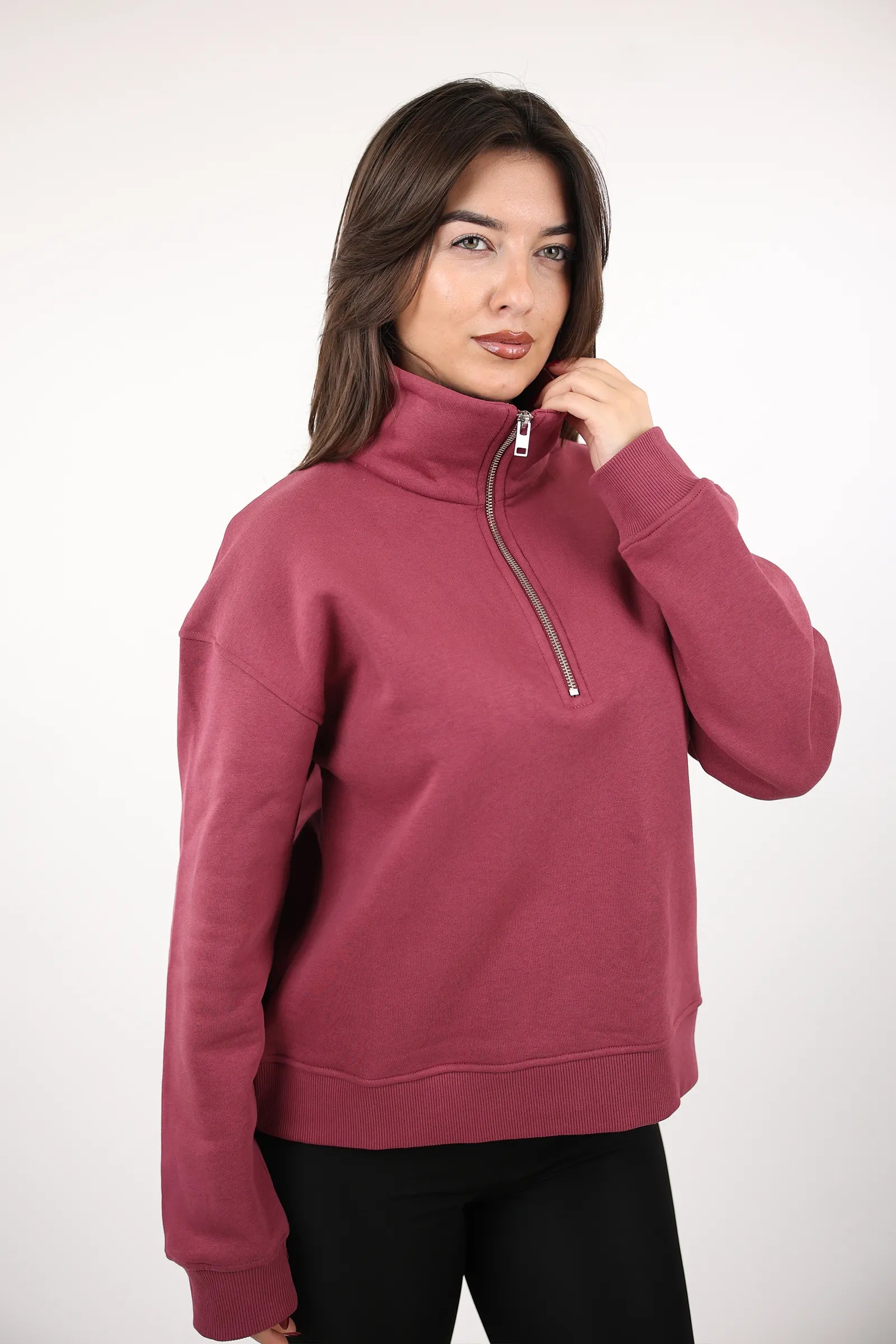DUKS Pink Half-Zip