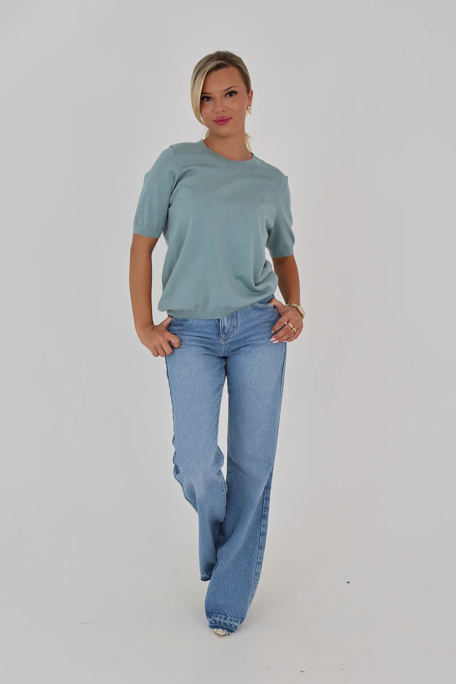 Maice knit tee