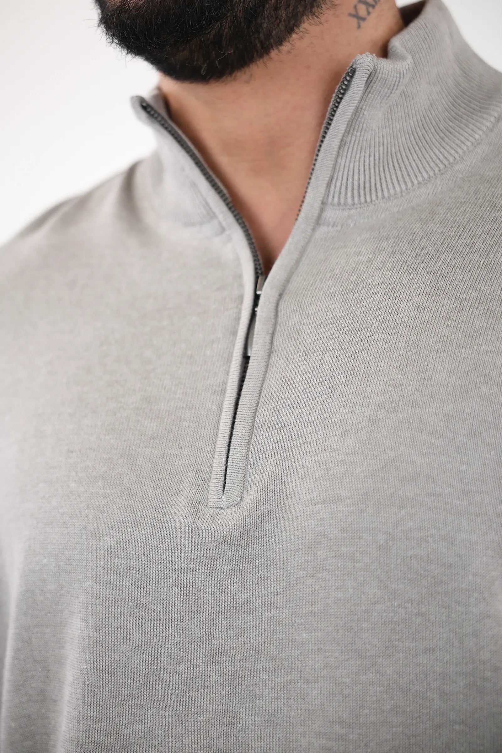 XHEMPER High Neck Zip up