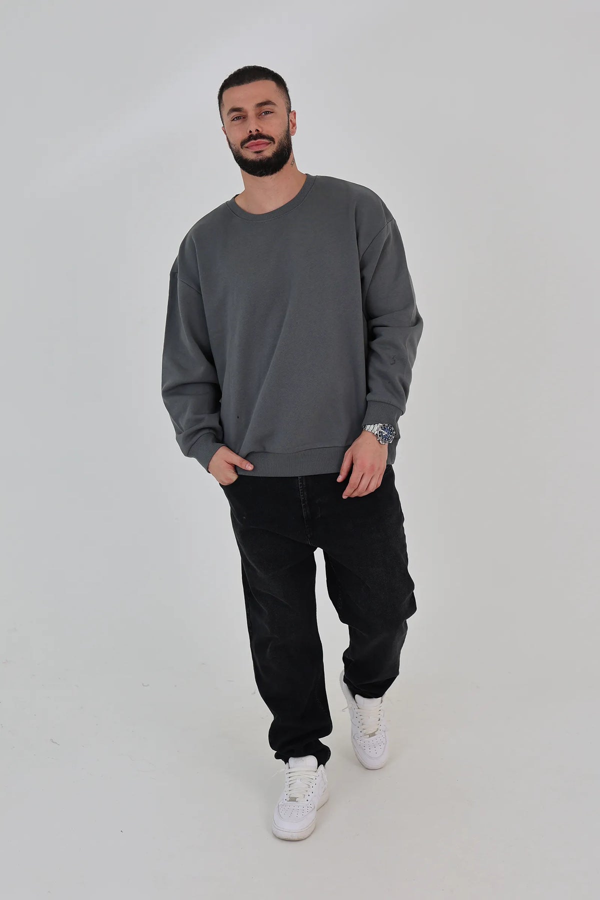 Duks  ribbed cuffs and hem