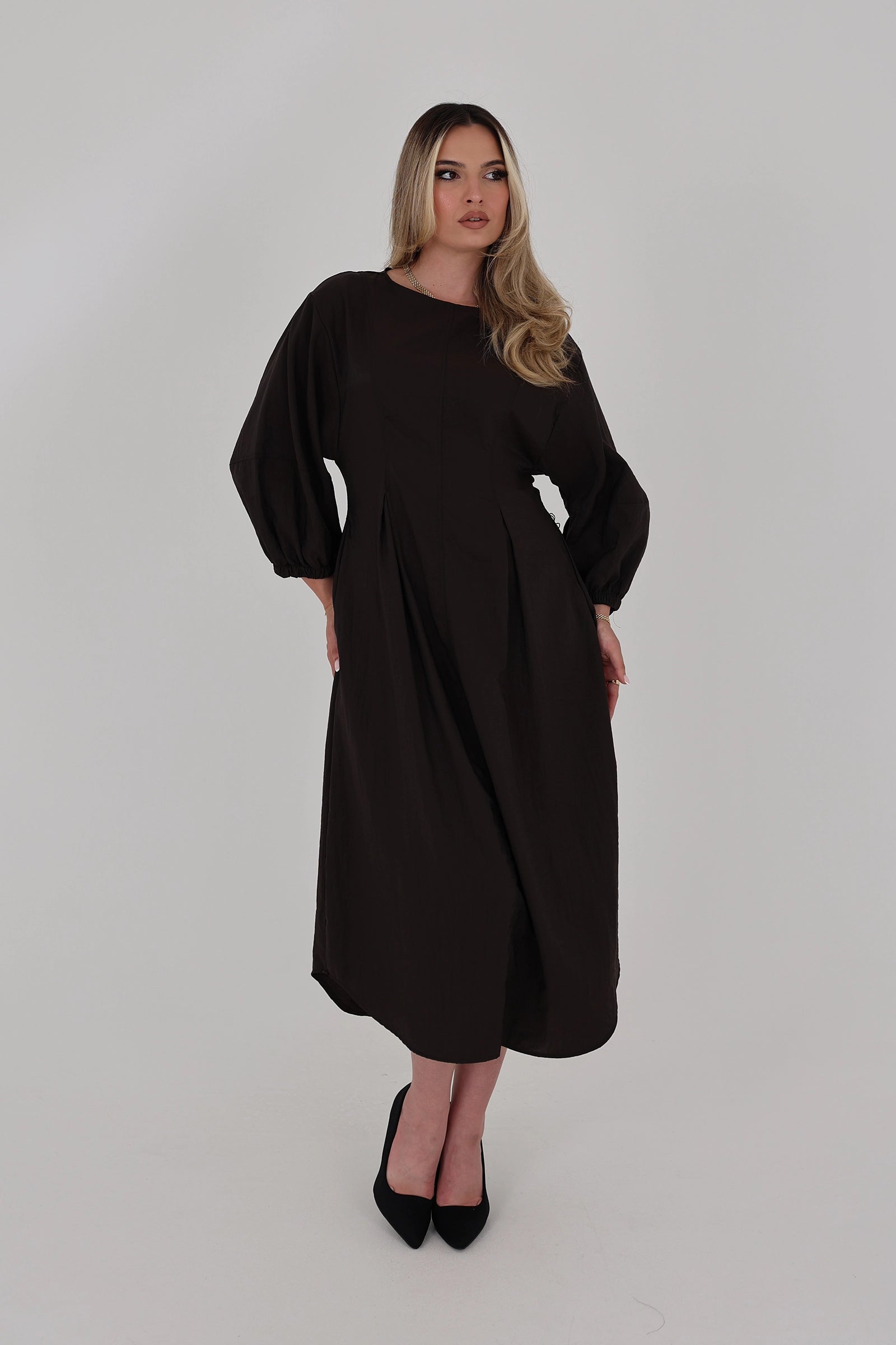 Fustan balloon sleeve summer