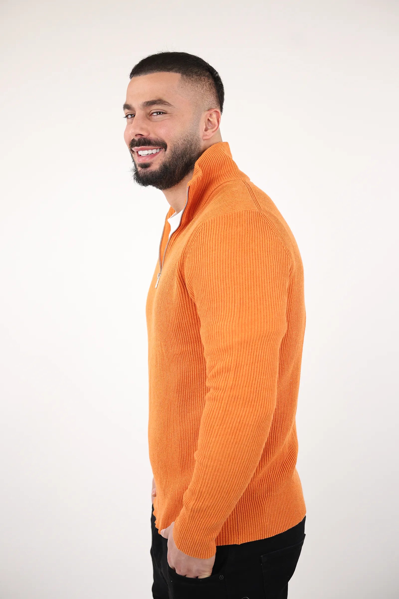 XHEMPER Rust Pullover