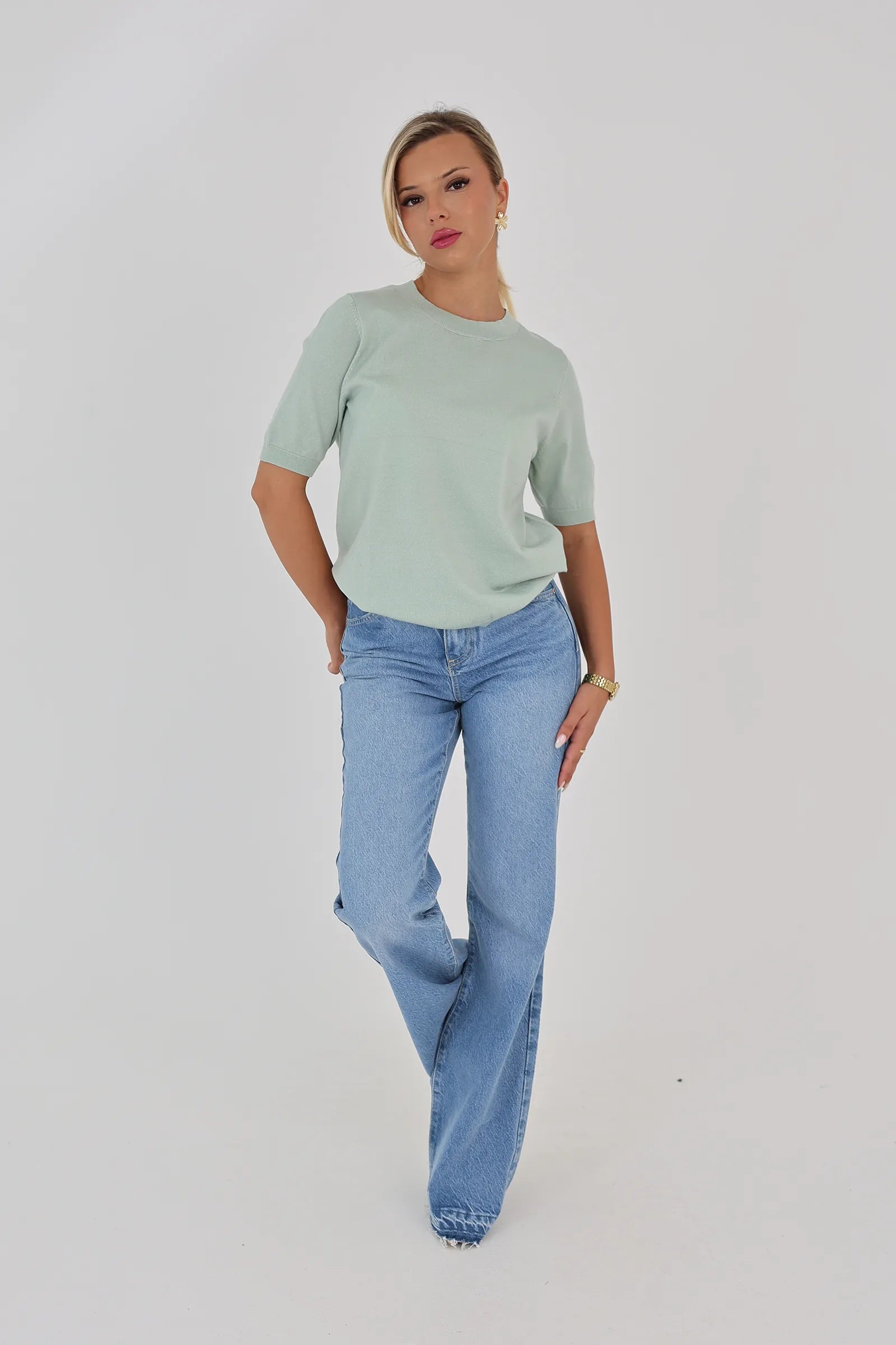 Maice knit tee
