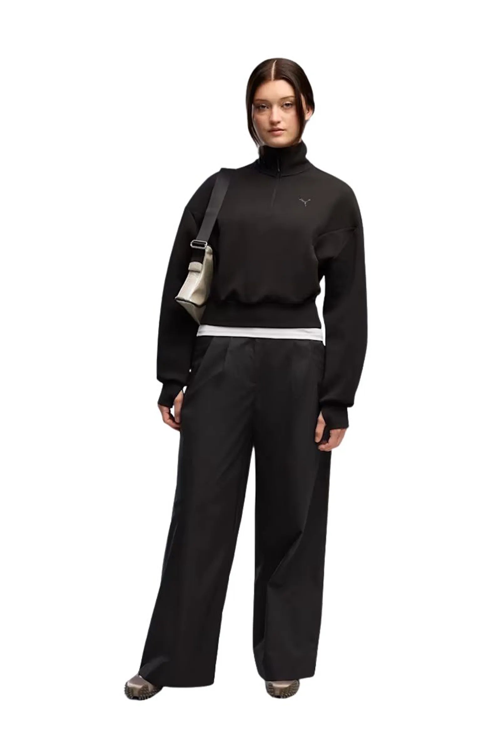 Duks pumatech sense half-zip crew inky depths 636658-01