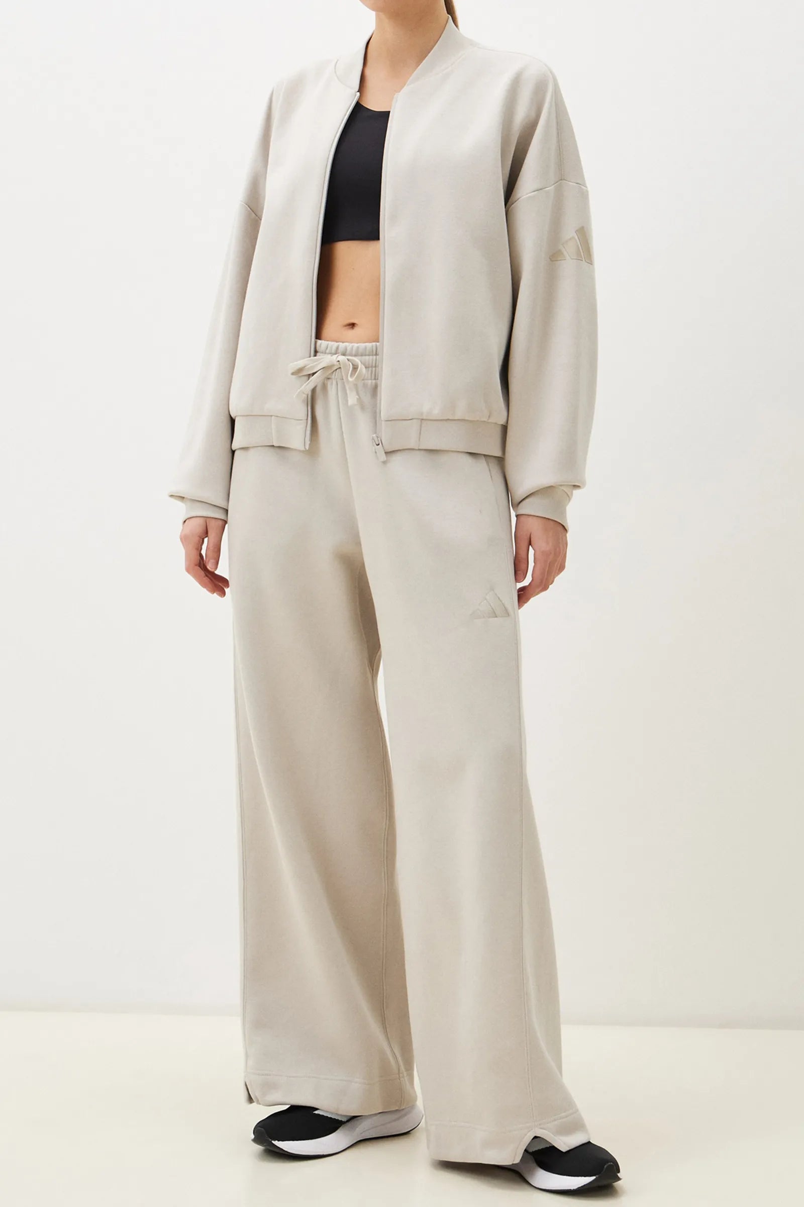 TRENERKA ALL SZN FLEECE LOOSE WIDE LEG PANTS