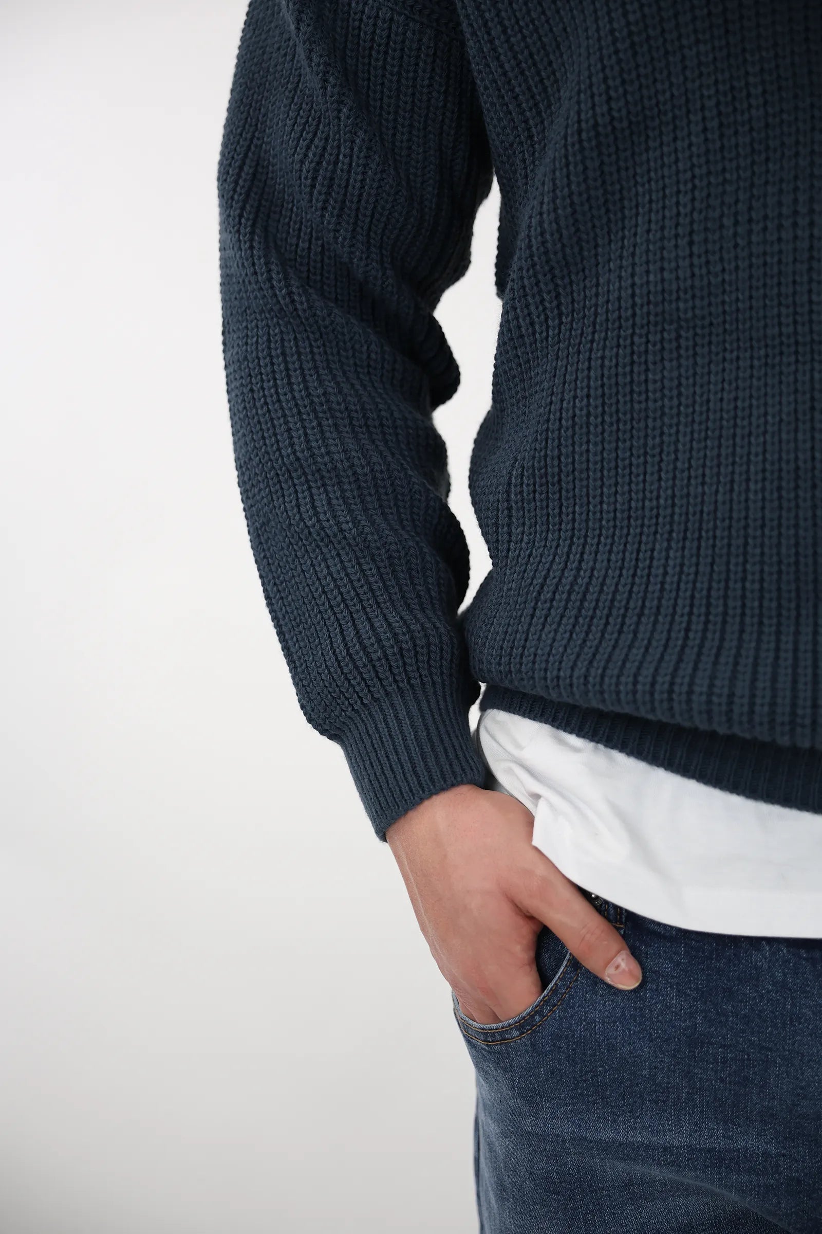 XHEMPER HALF-ZIP SWEATER