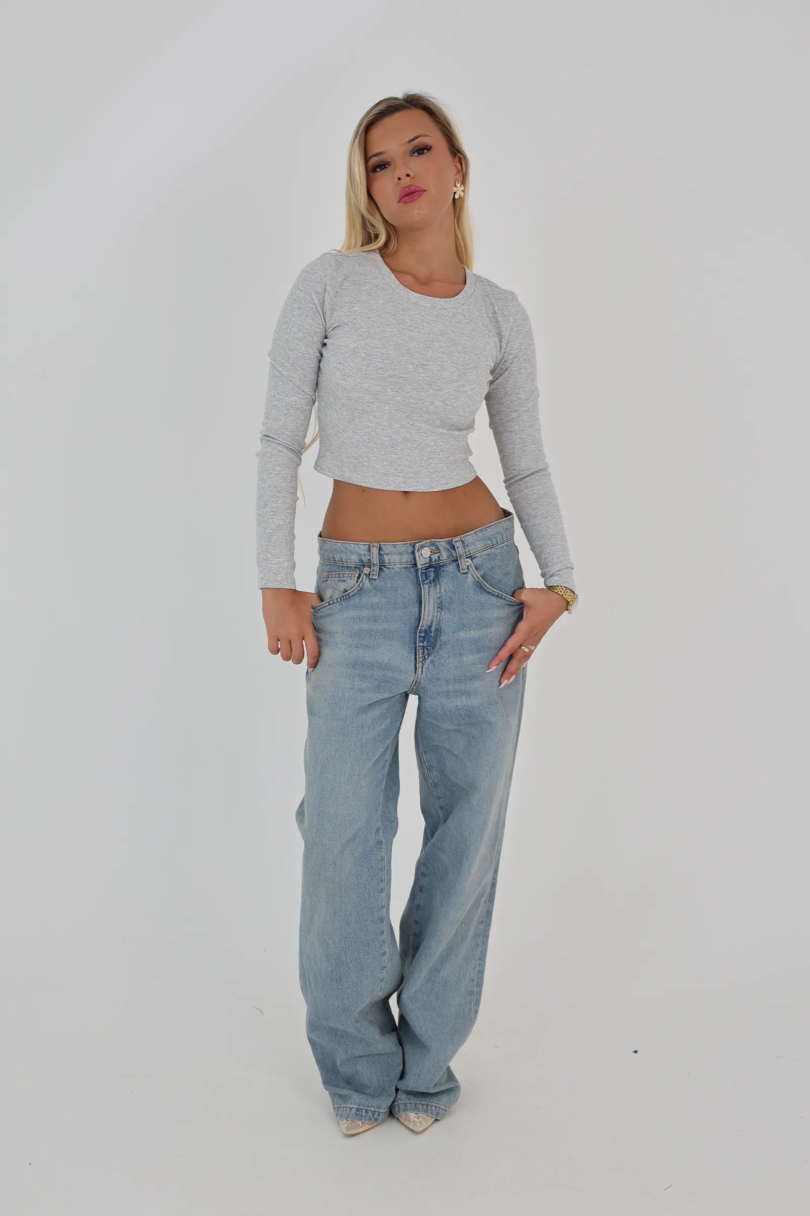 Bluze crewneck crop