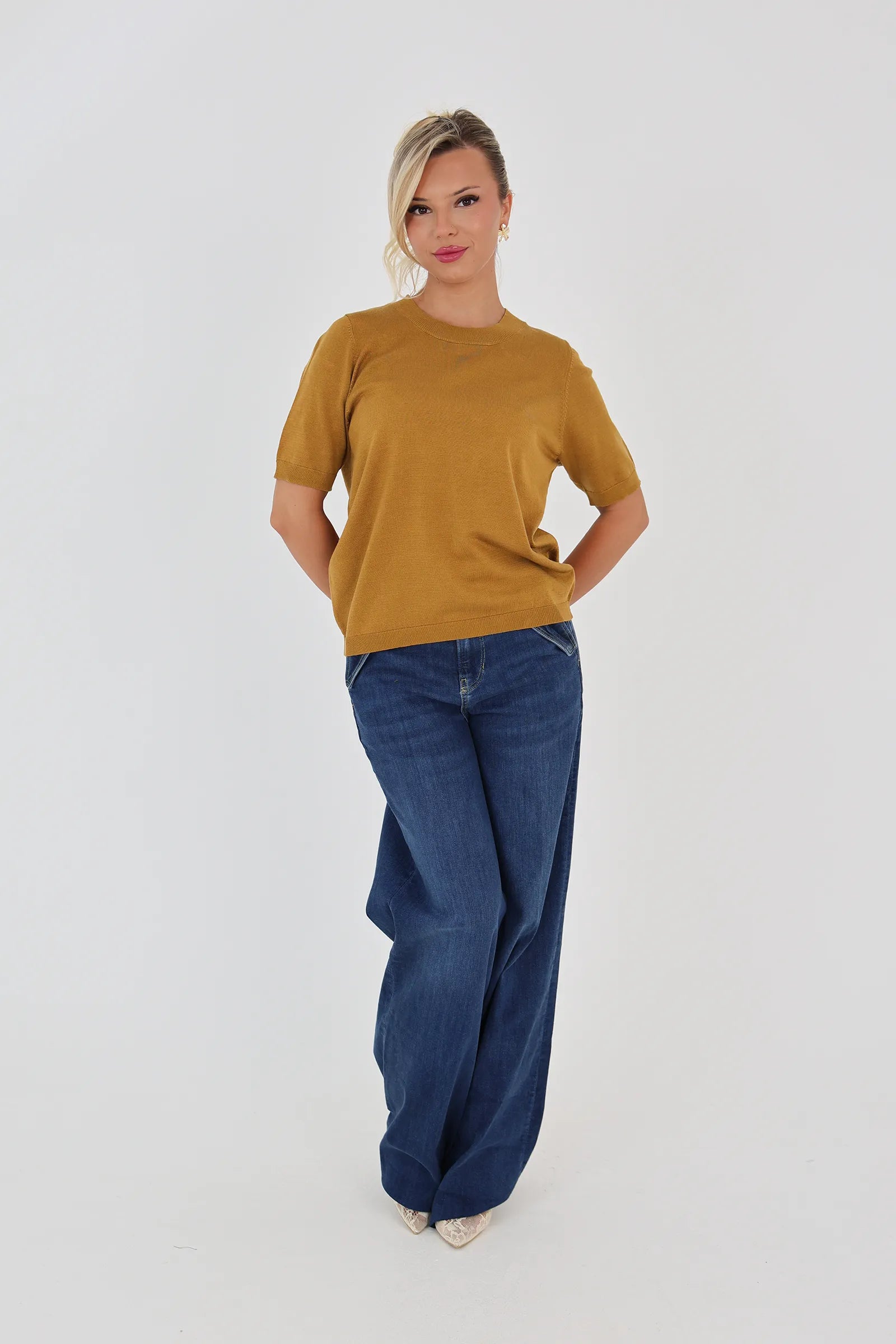Maice knit tee