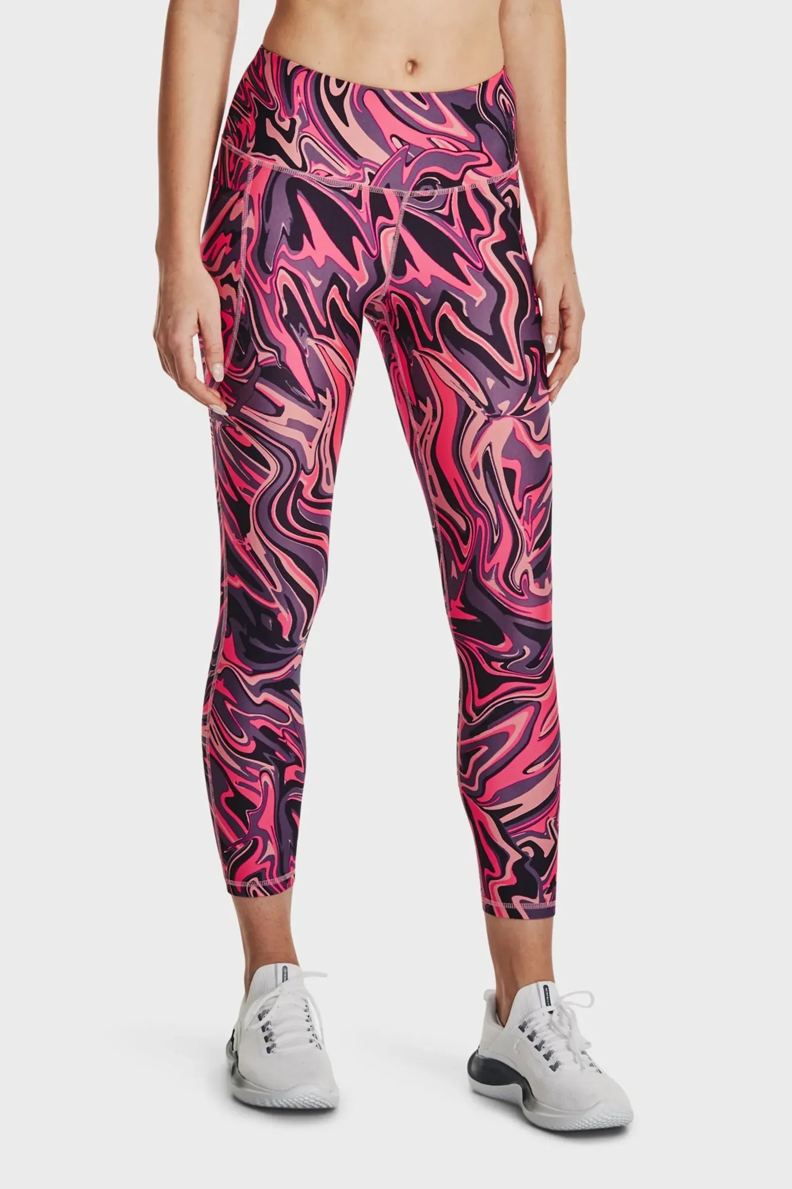 hellanke Under Armour ARMOUR AOP ANKLE LEG W pink  1365338-603