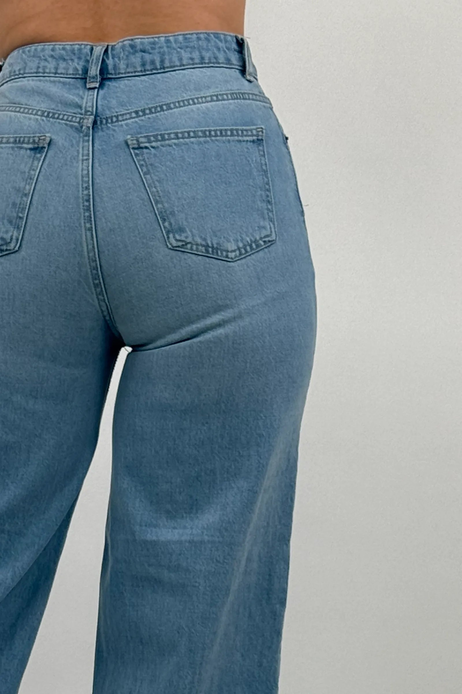 Farmerka trendy wide leg