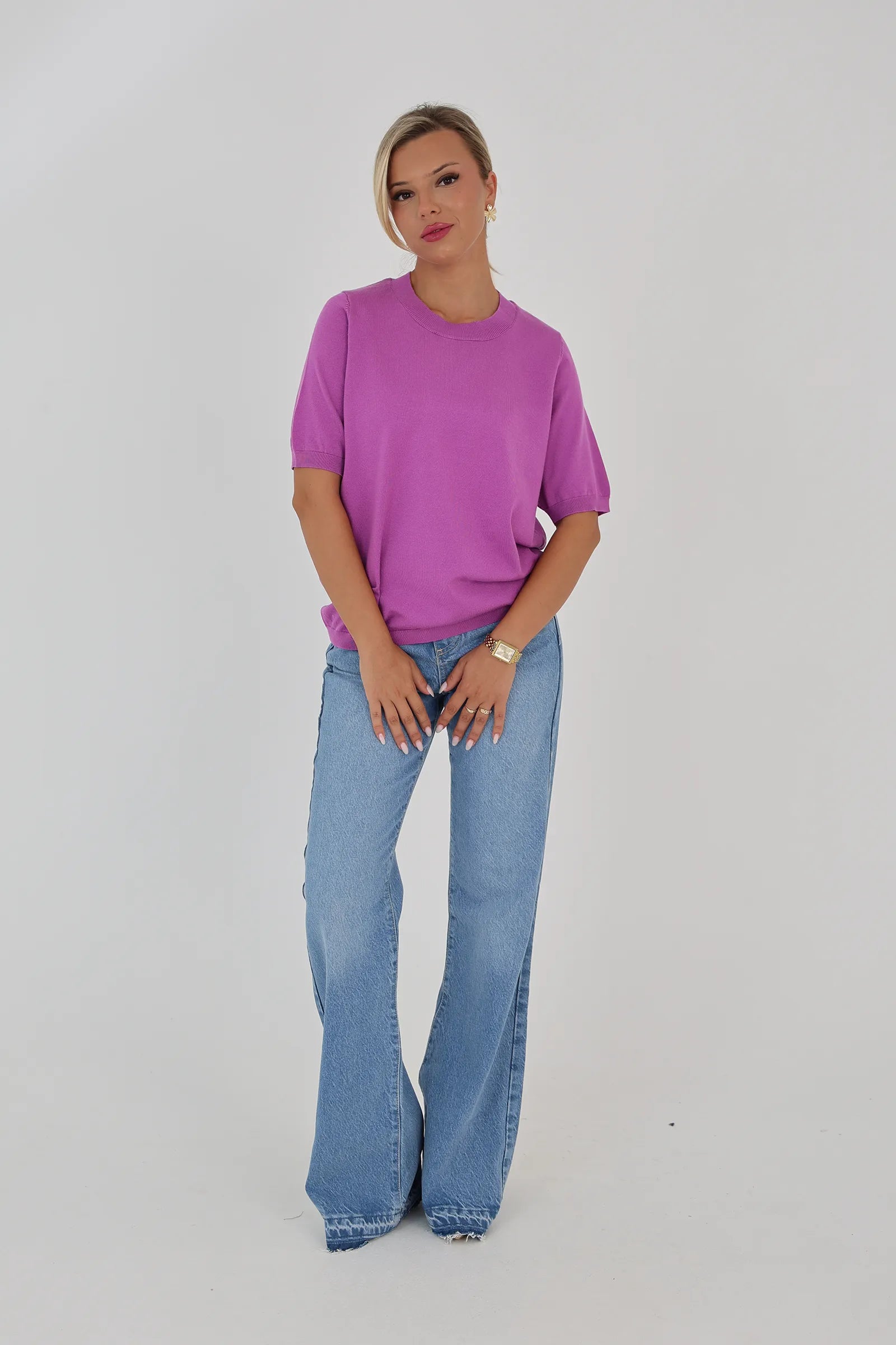Maice knit tee