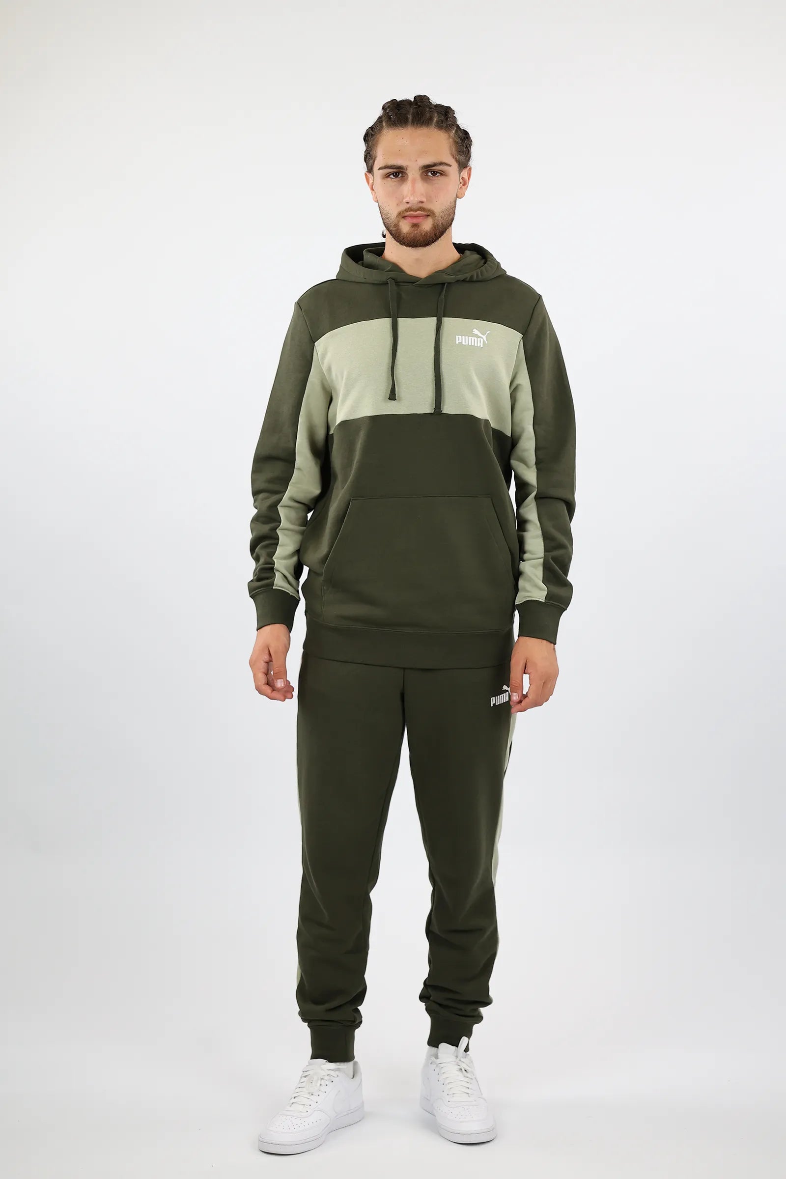 TRENERKA ESS BLOCK SWEATPANTS FL B-BOTTOMS