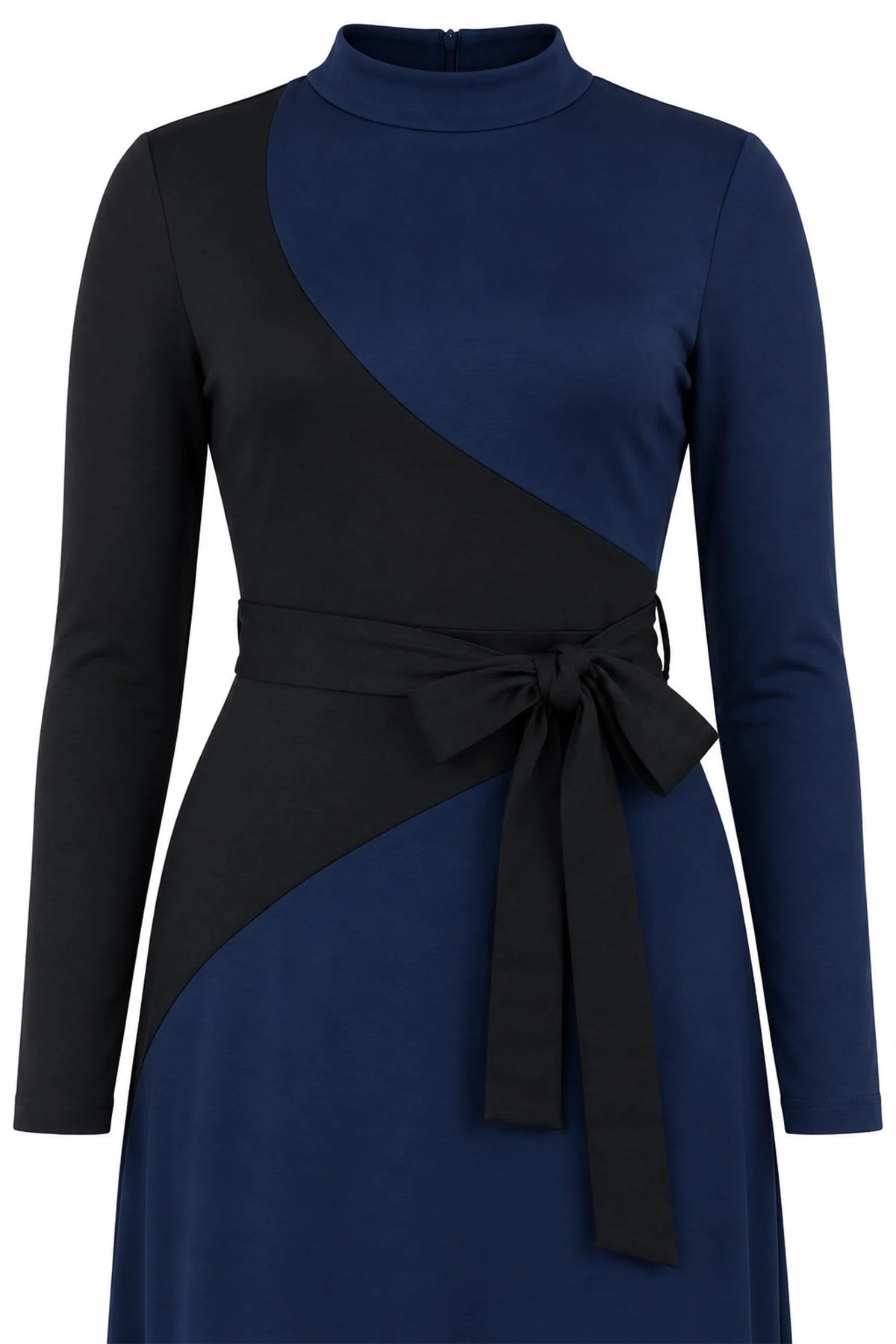 Fustan navy flow